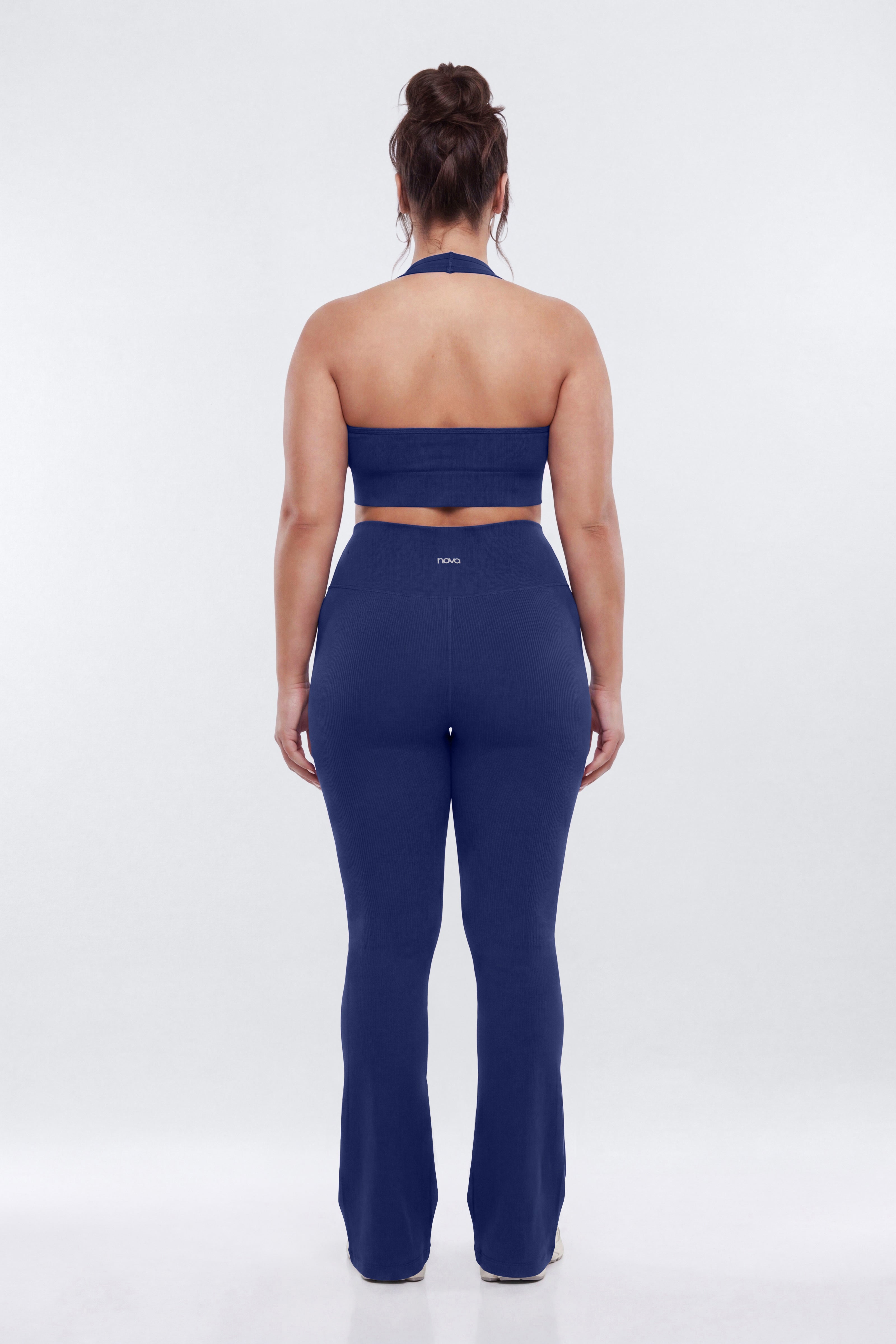 SeamlessLift™ 32″ High Rise Flare Legging - Navy