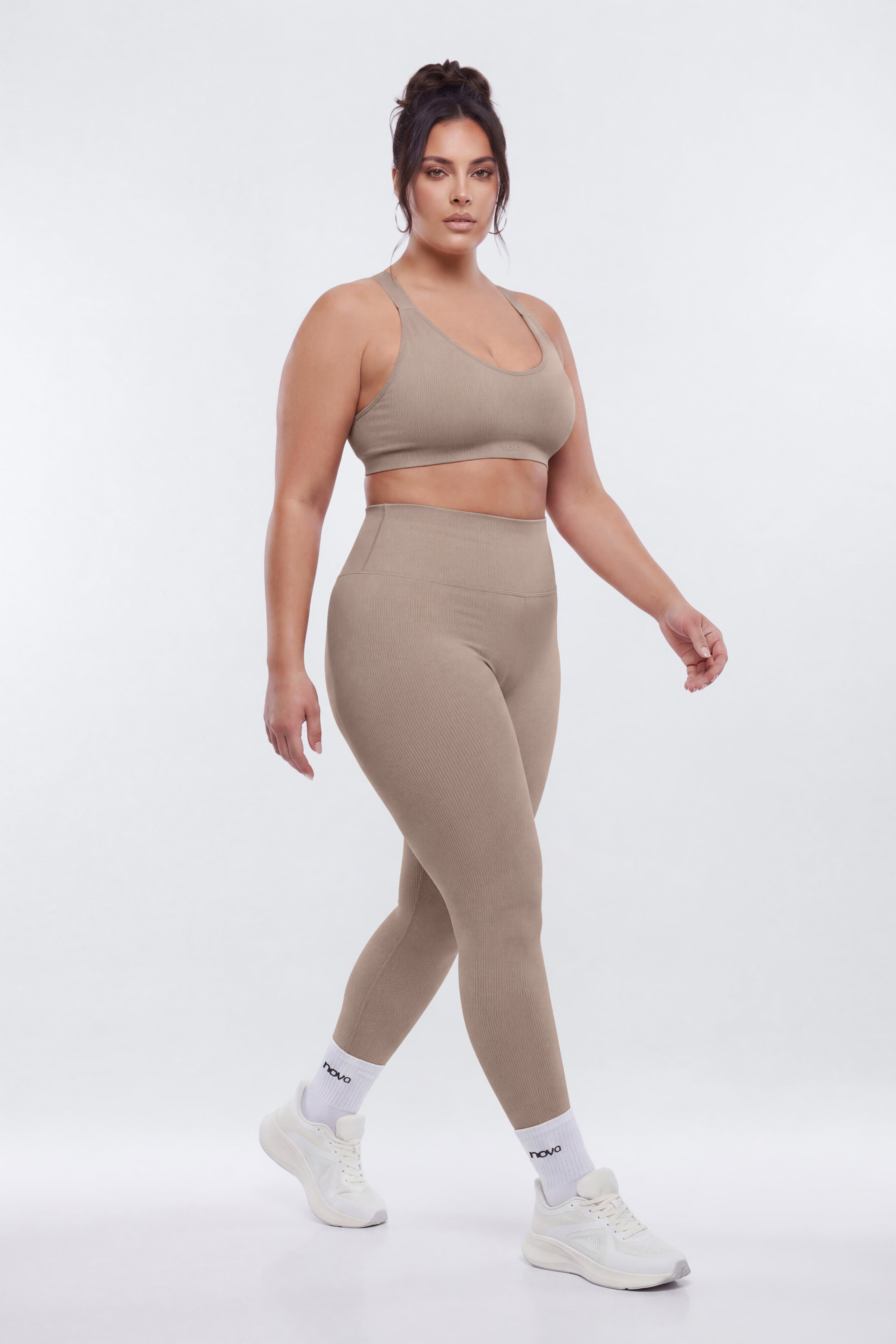 SeamlessLift™ 25″ High Rise Legging - Taupe