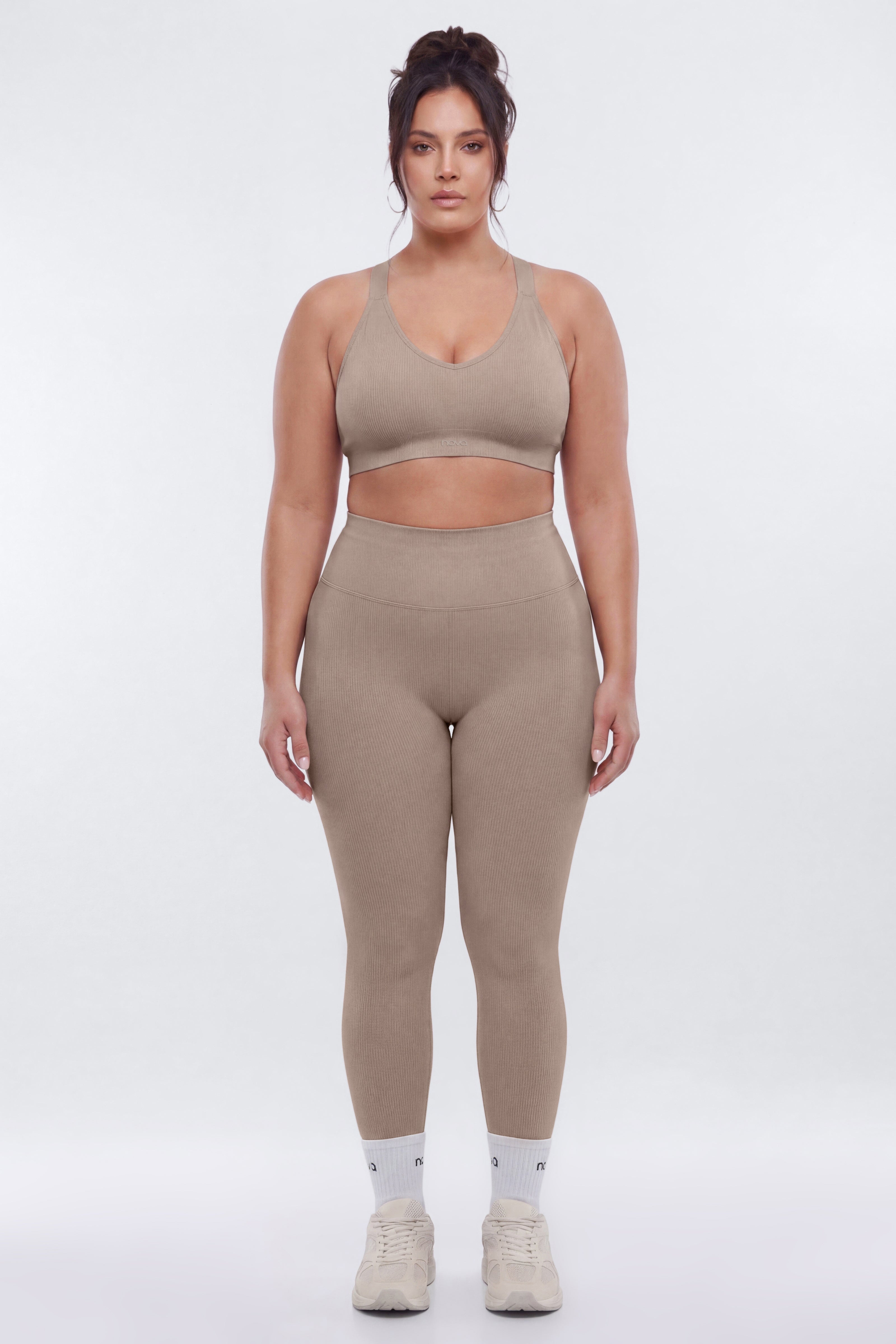 SeamlessLift™ 25″ High Rise Legging - Taupe
