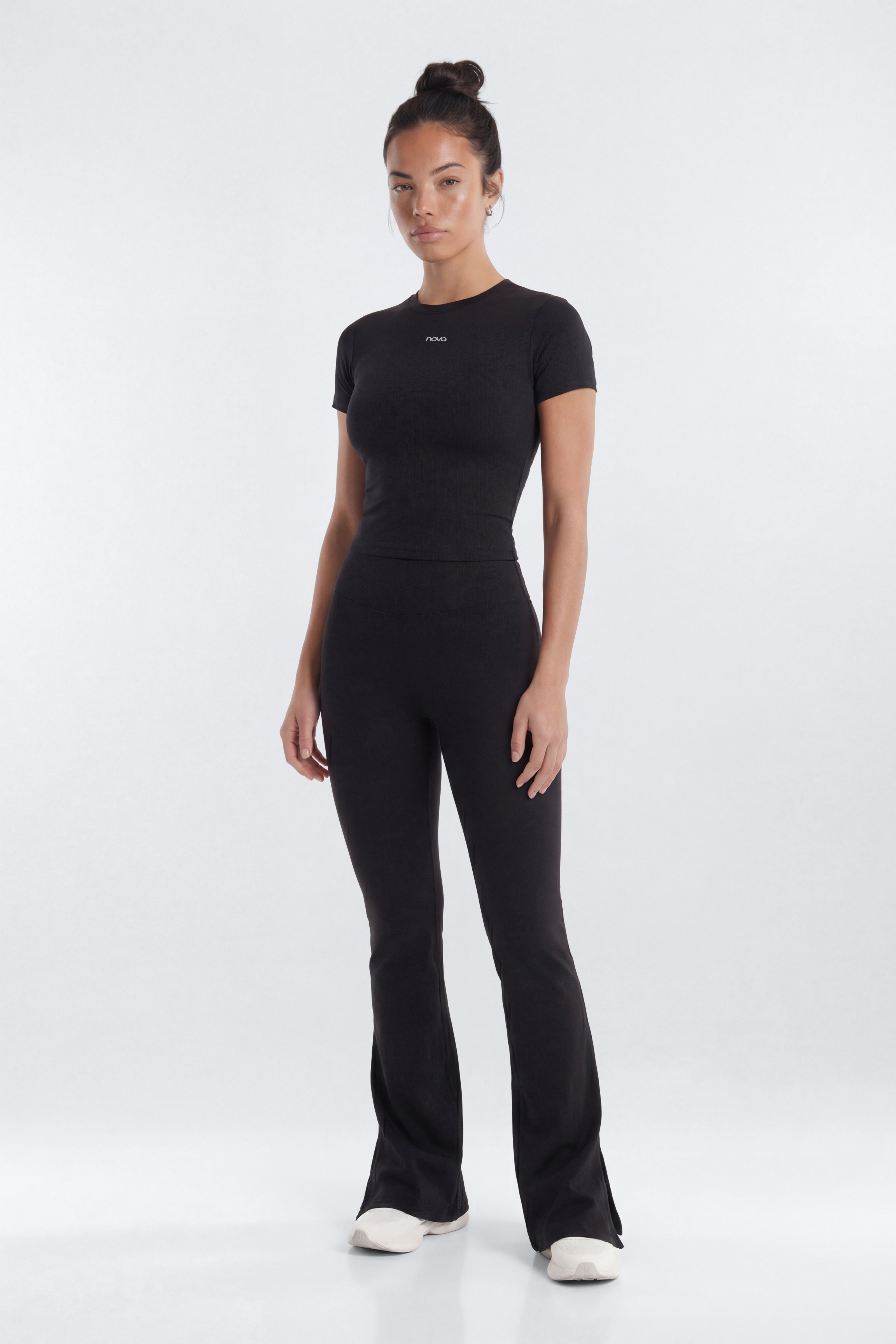 ProStretch™ 32″ Midrise Flare Legging - Black