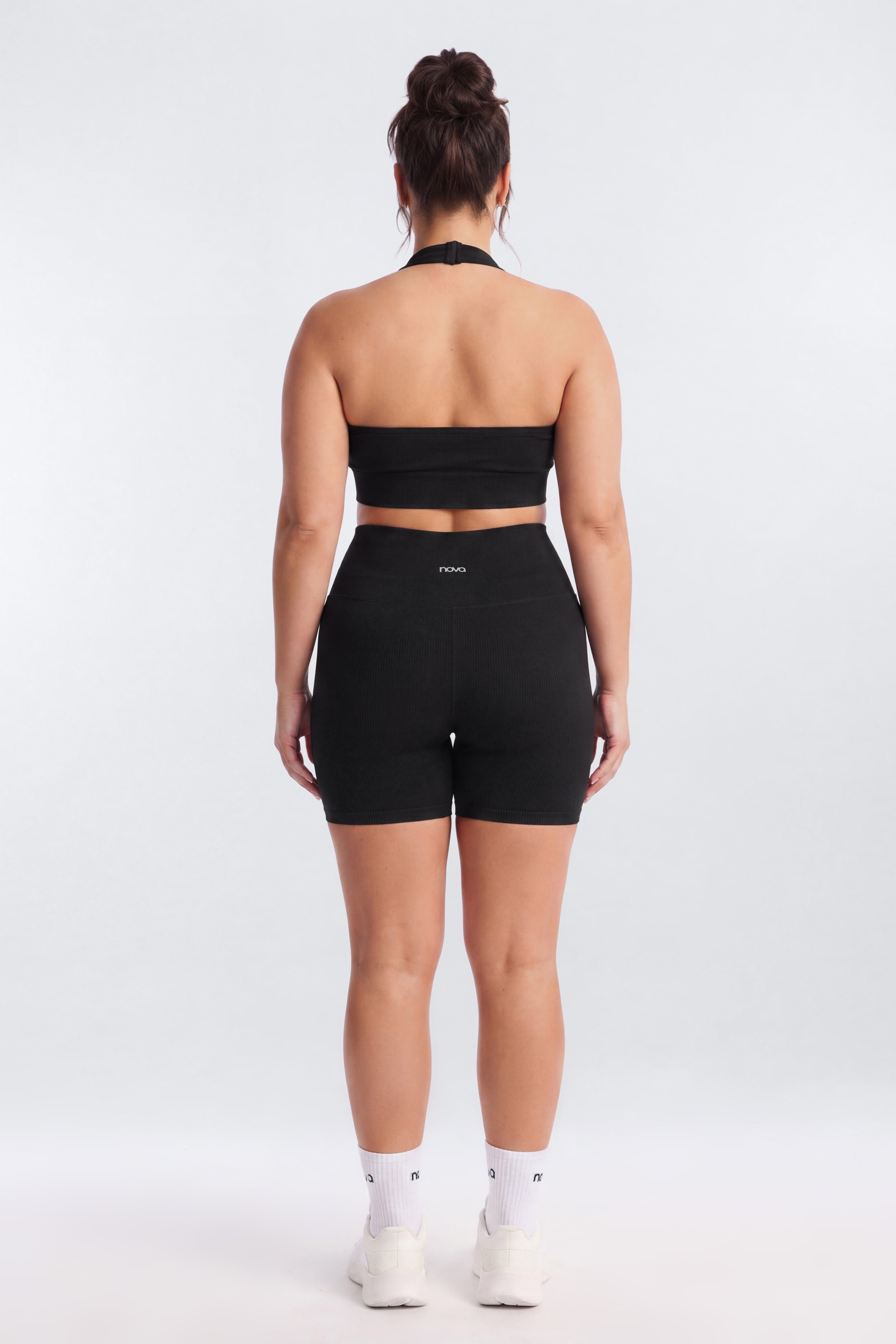 SeamlessLift™ 5″ High Rise Biker Short - Black