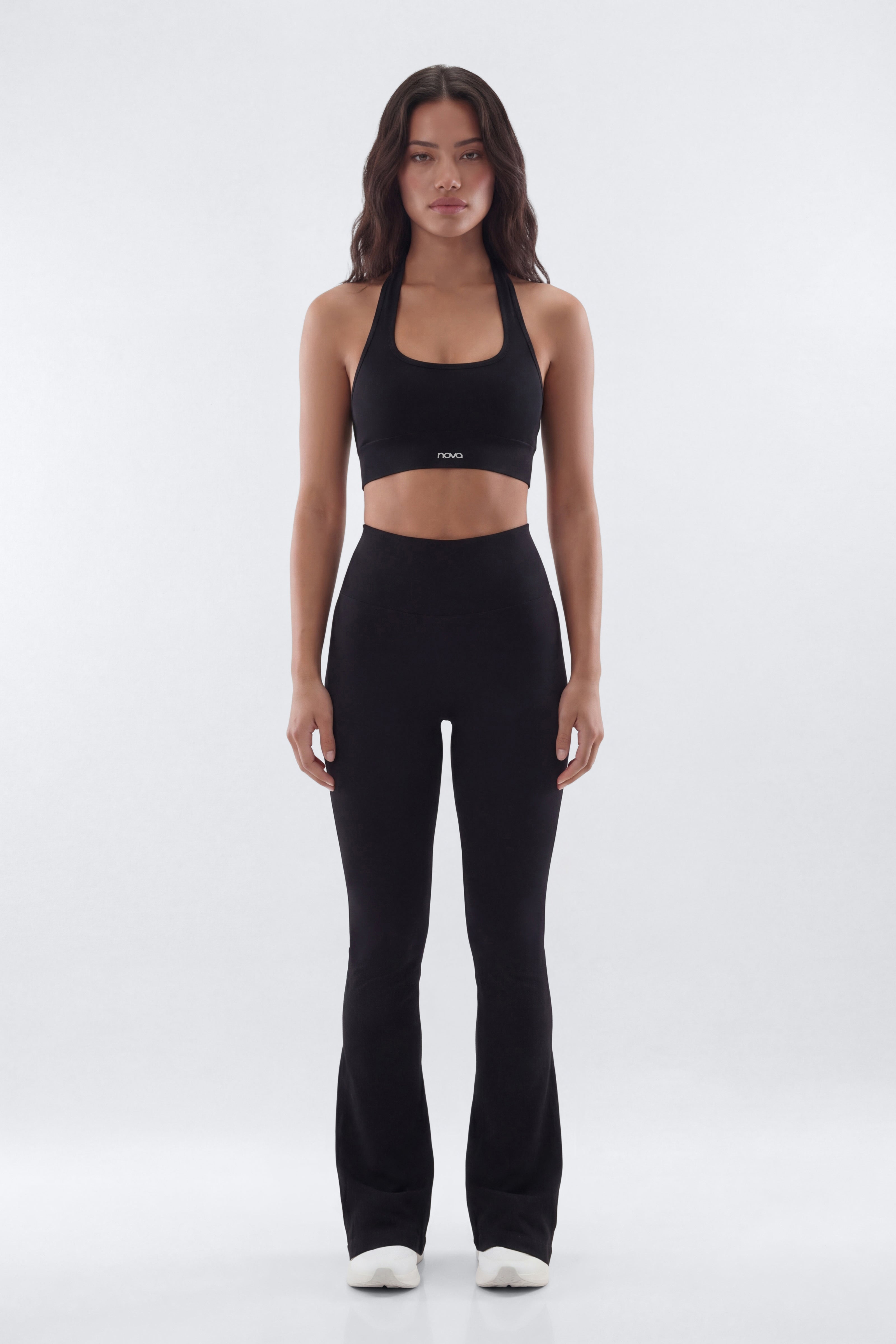 SeamlessLift™ 32″ High Rise Flare Legging - Black