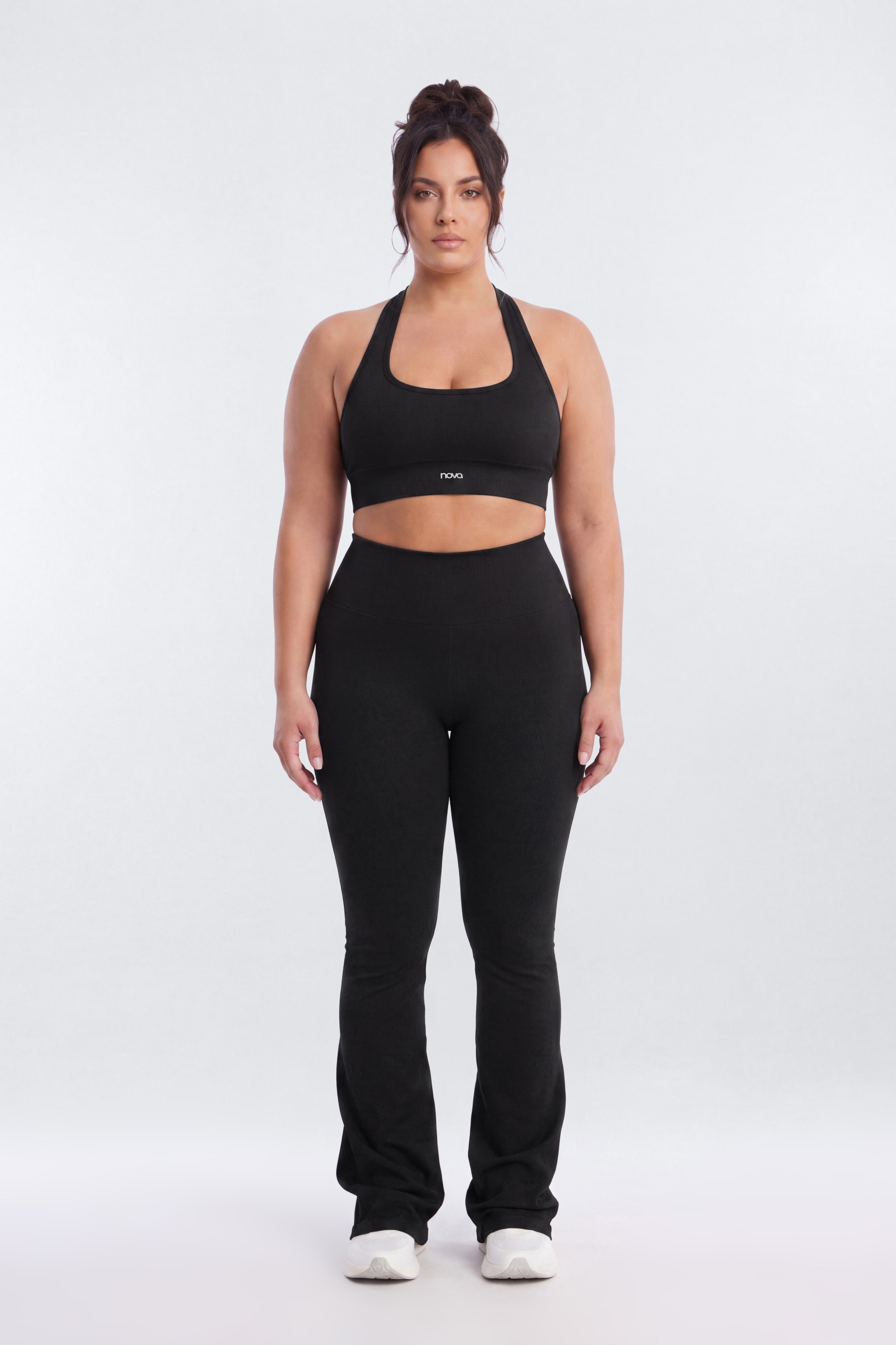 SeamlessLift™ 32″ High Rise Flare Legging - Black