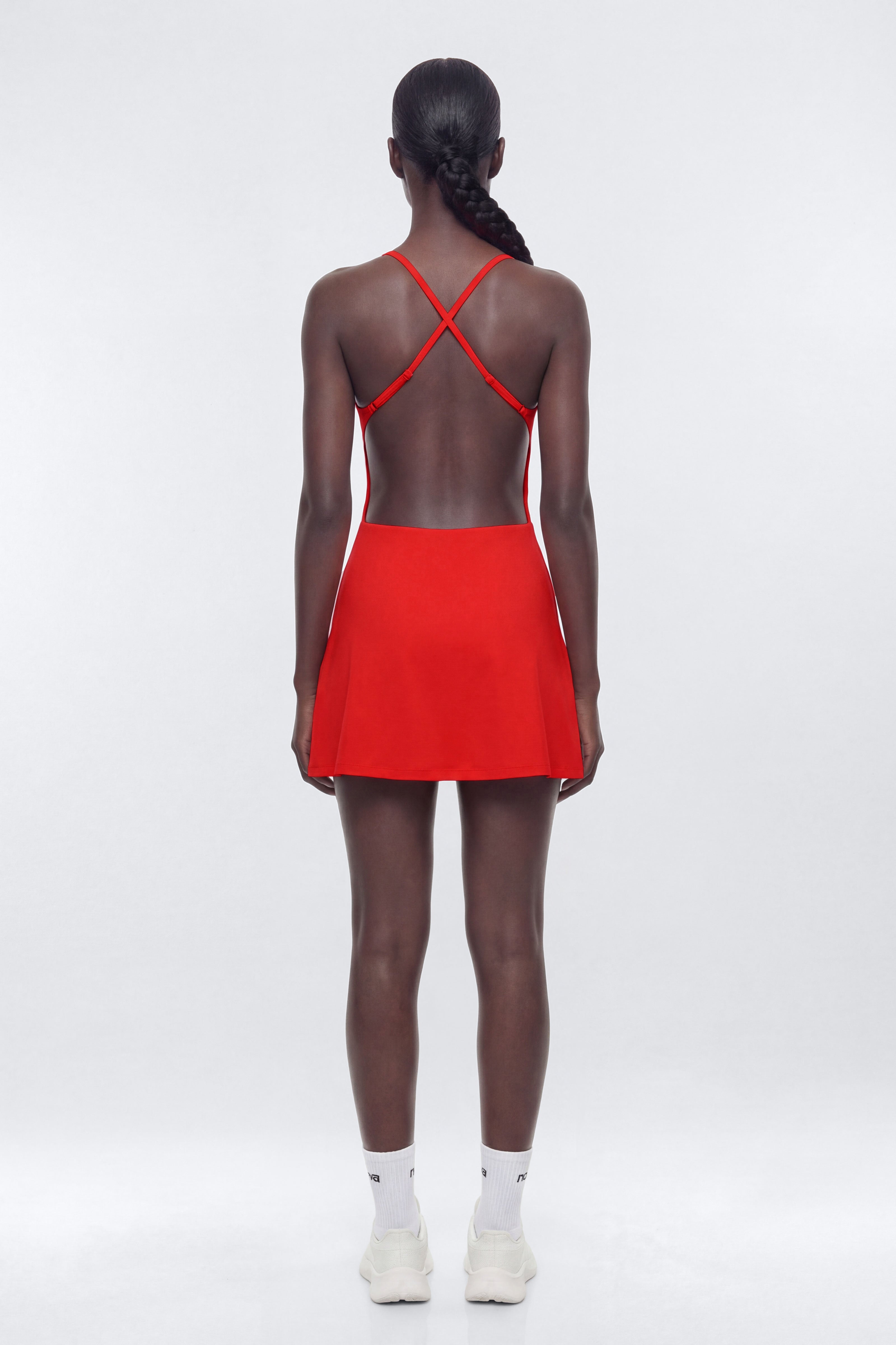 ProStretch™ Open Back Sports Dress - Red