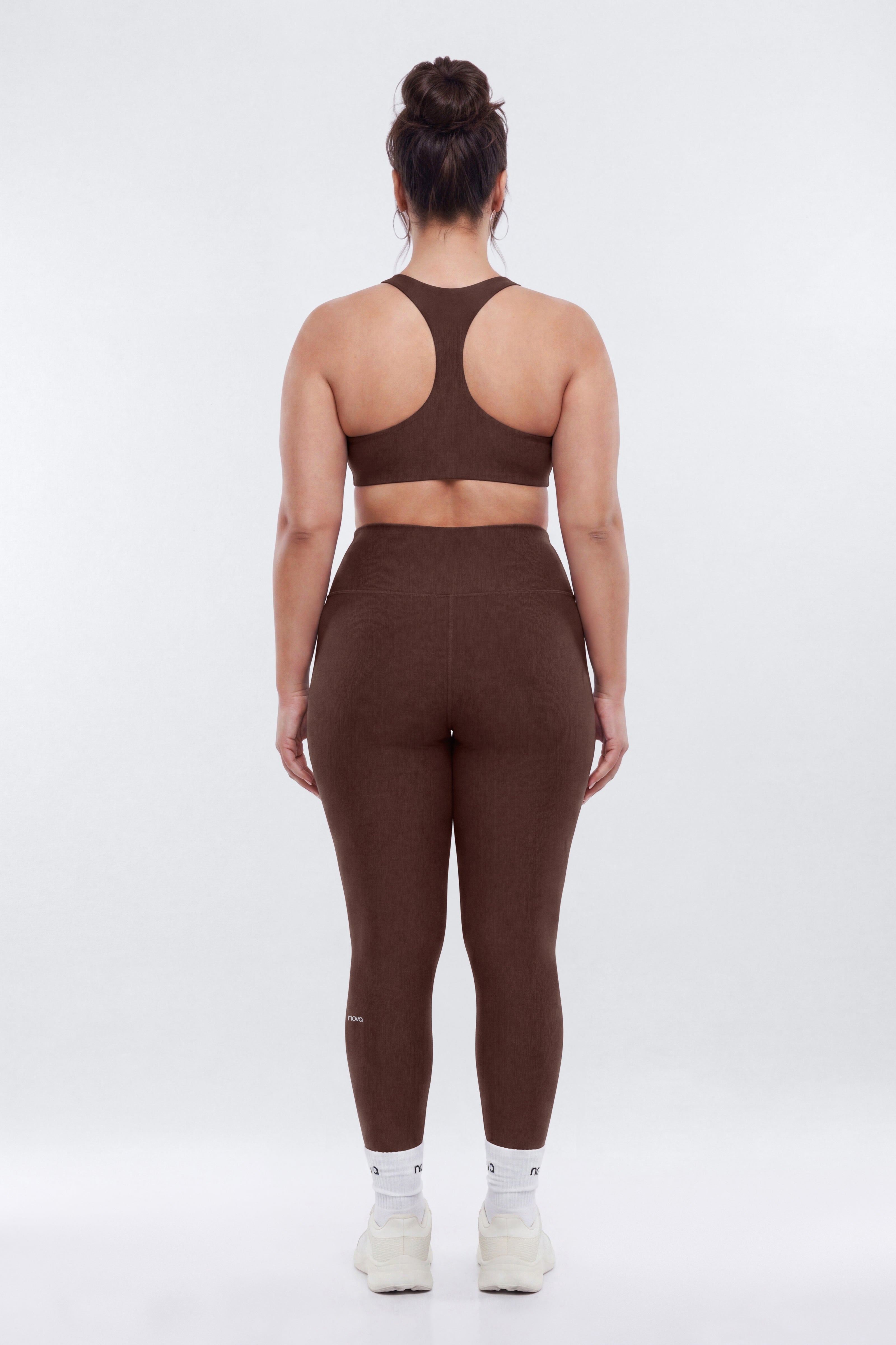 AirSculpt™ 28″ High Rise Legging - Brown