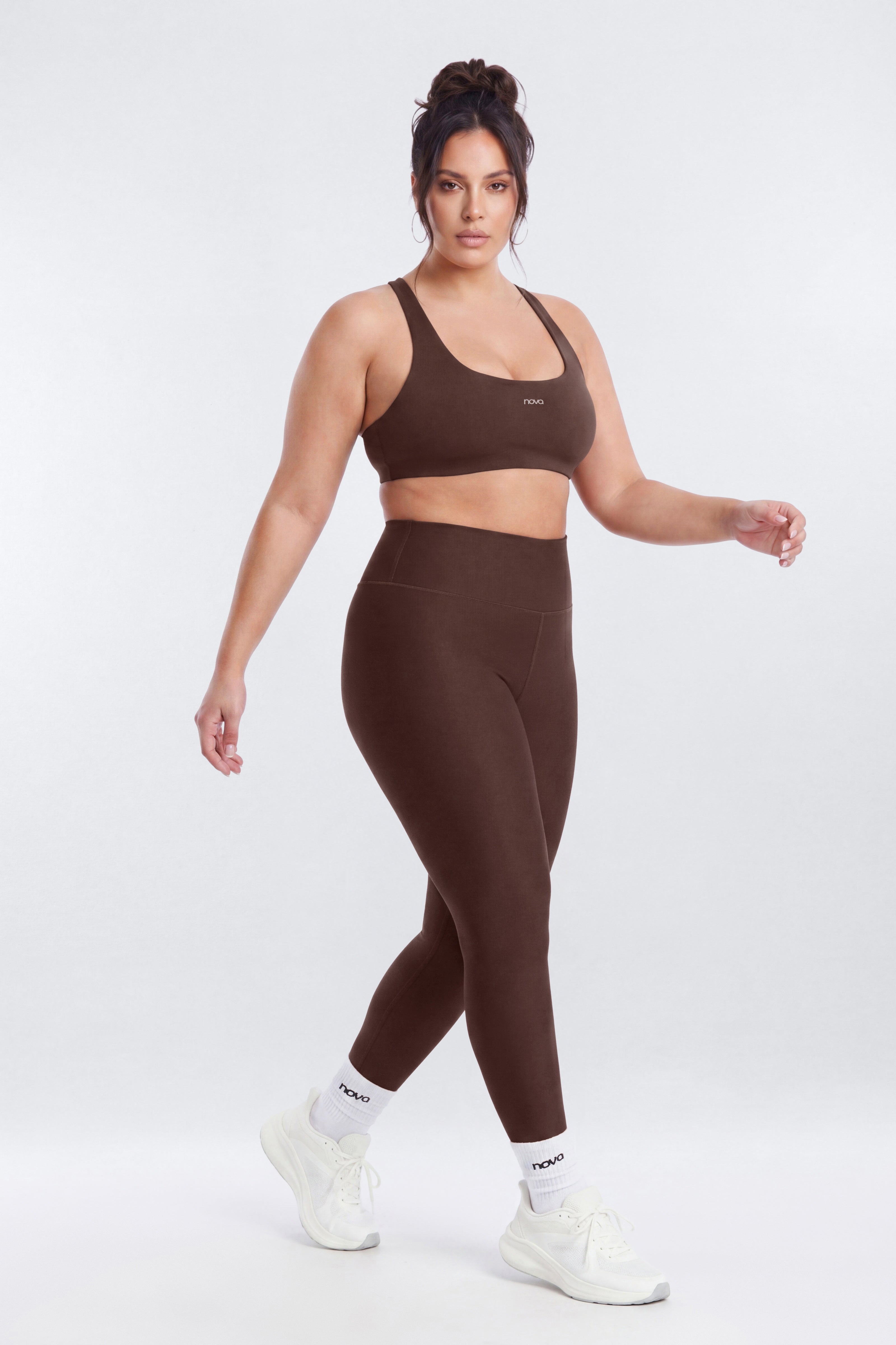 AirSculpt™ 28″ High Rise Legging - Brown