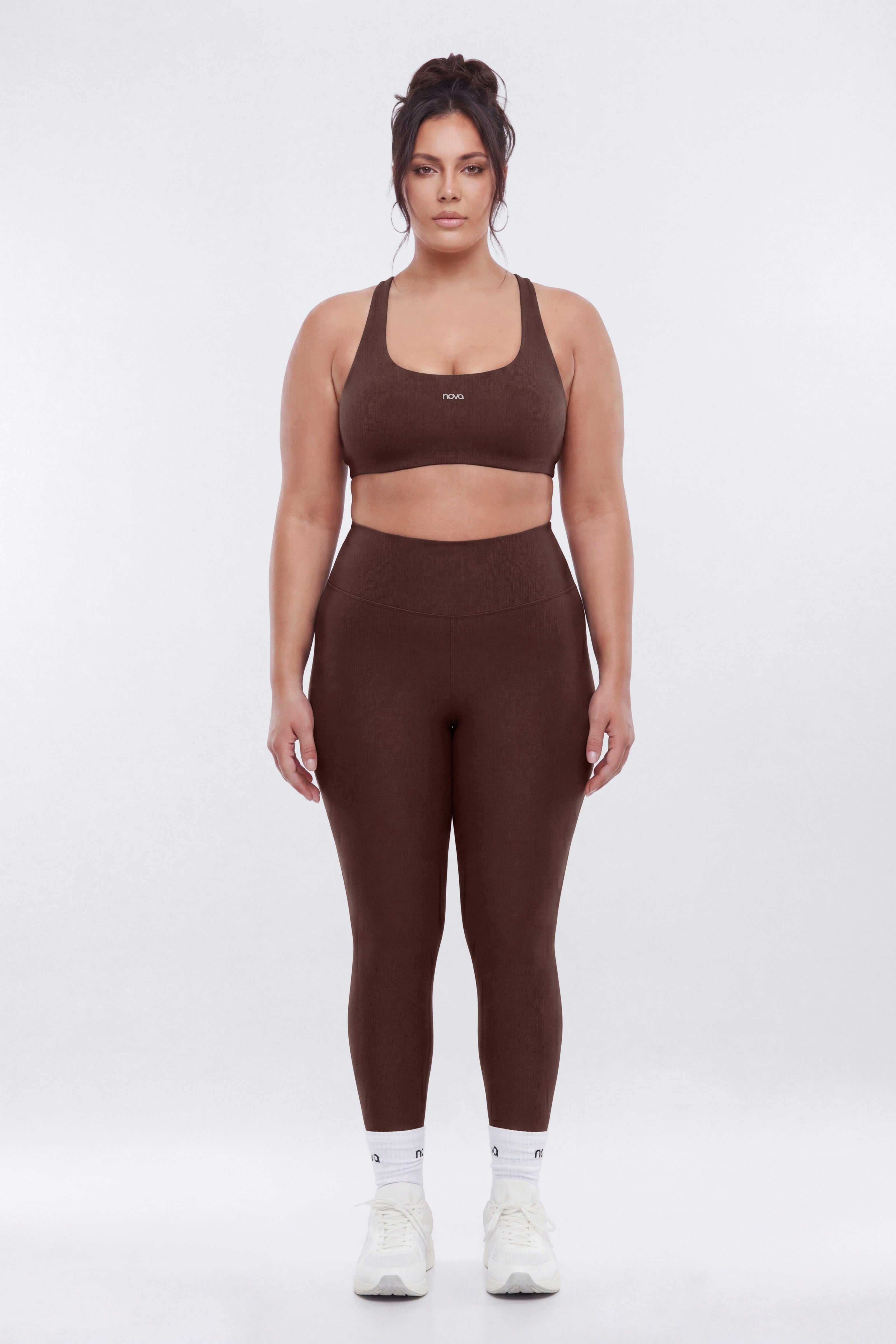 AirSculpt™ 28″ High Rise Legging - Brown