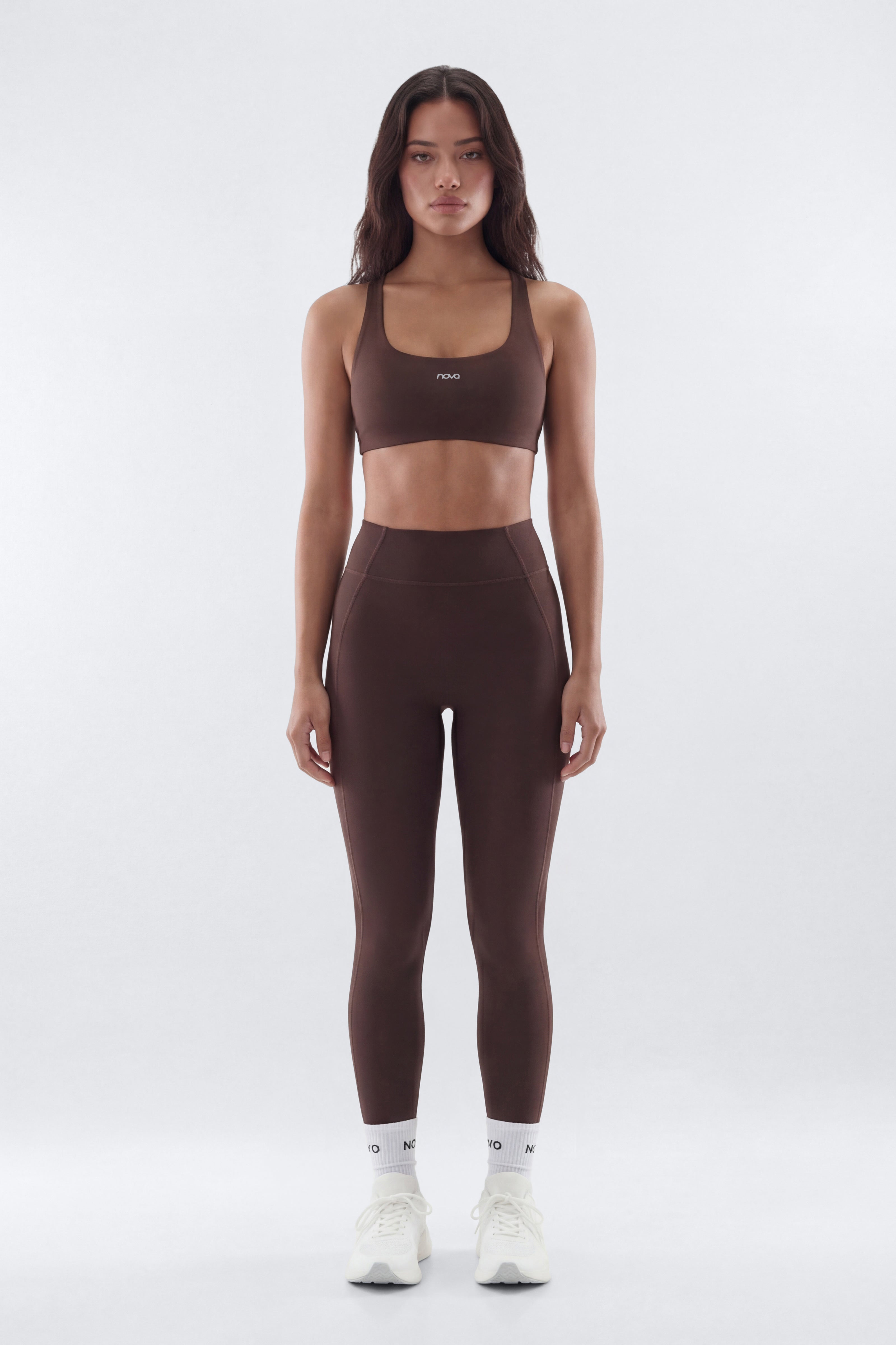 AirSculpt™ 25″ High Rise Legging - Brown
