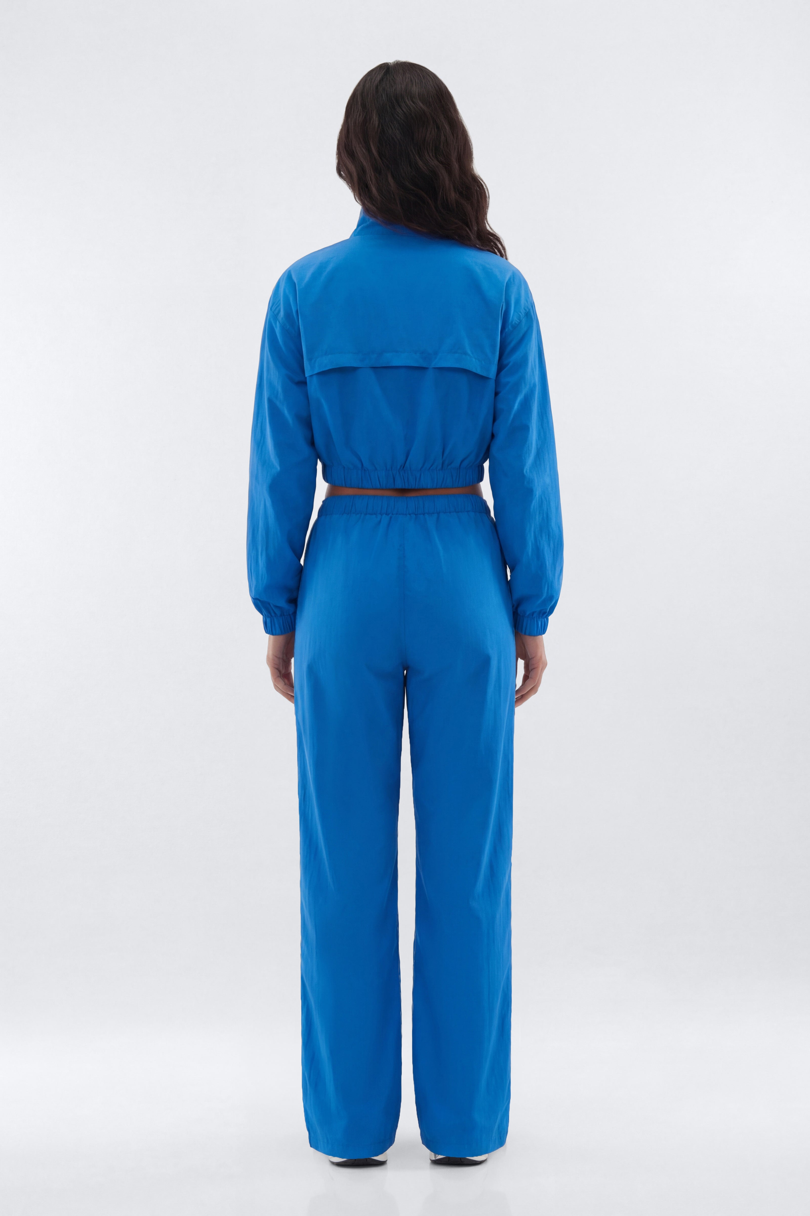 CoreNylon 31″ Zipper Windbreaker Track Pant - Blue