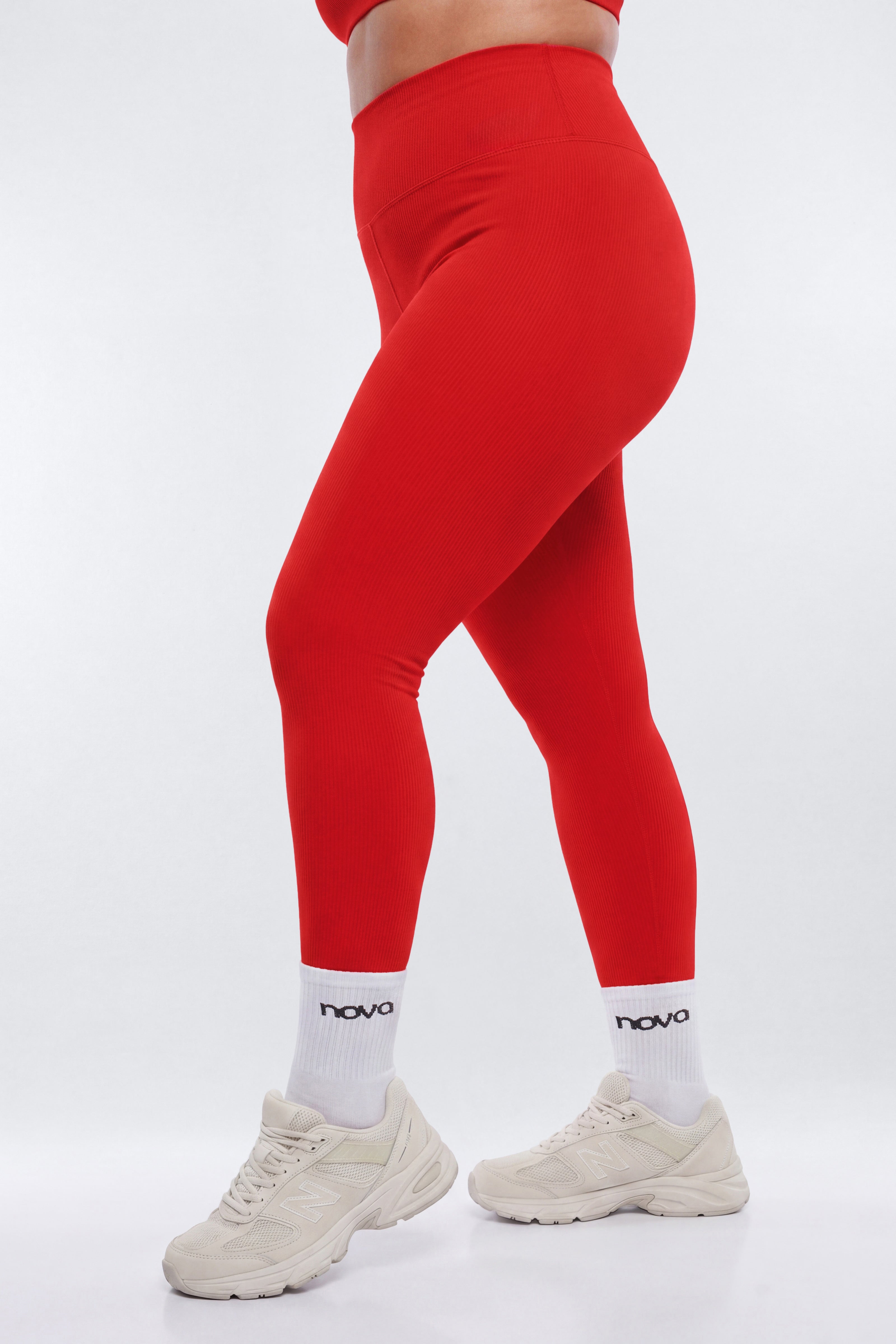 SeamlessLift™ 25″ High Rise Legging - Red