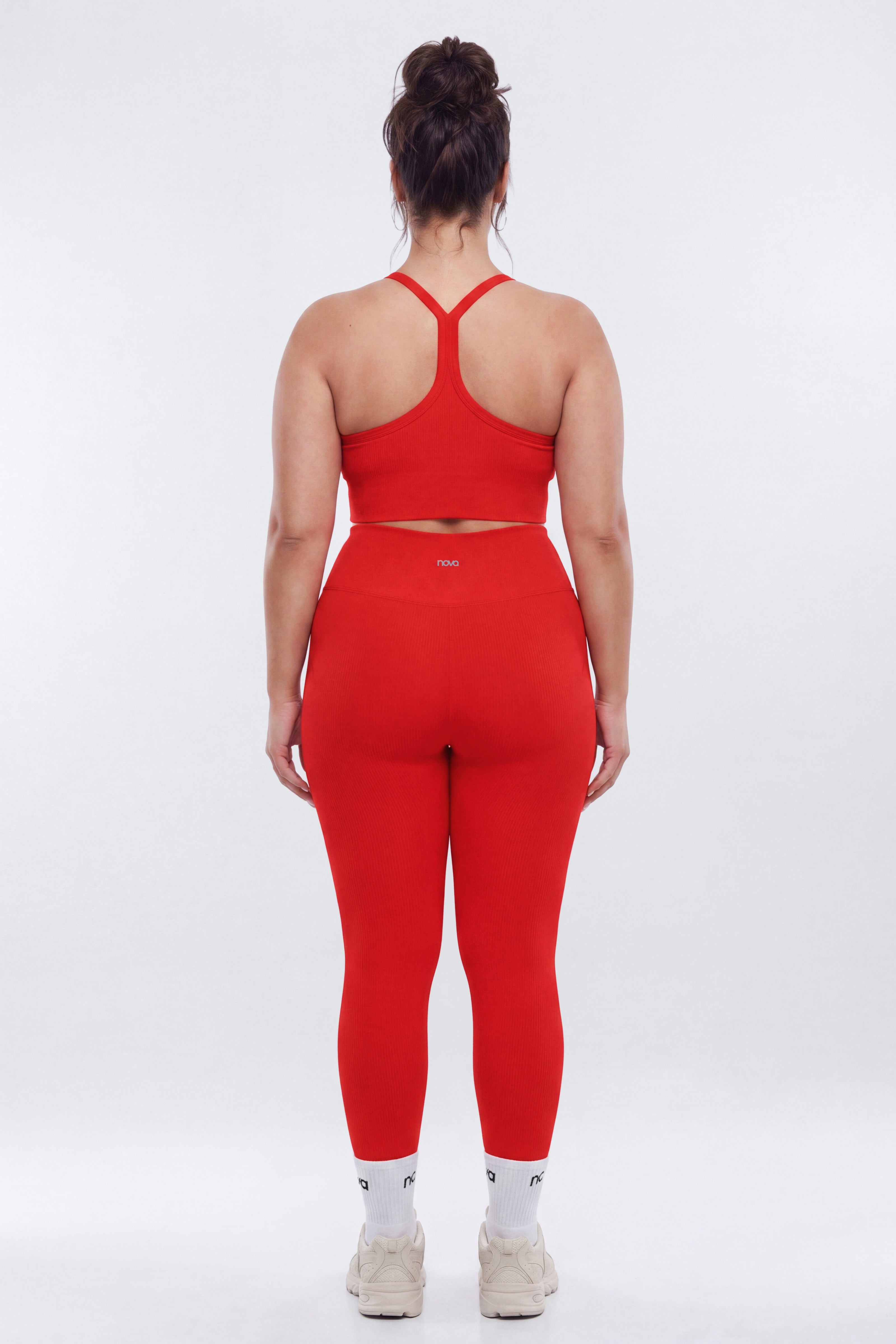 SeamlessLift™ 25″ High Rise Legging - Red