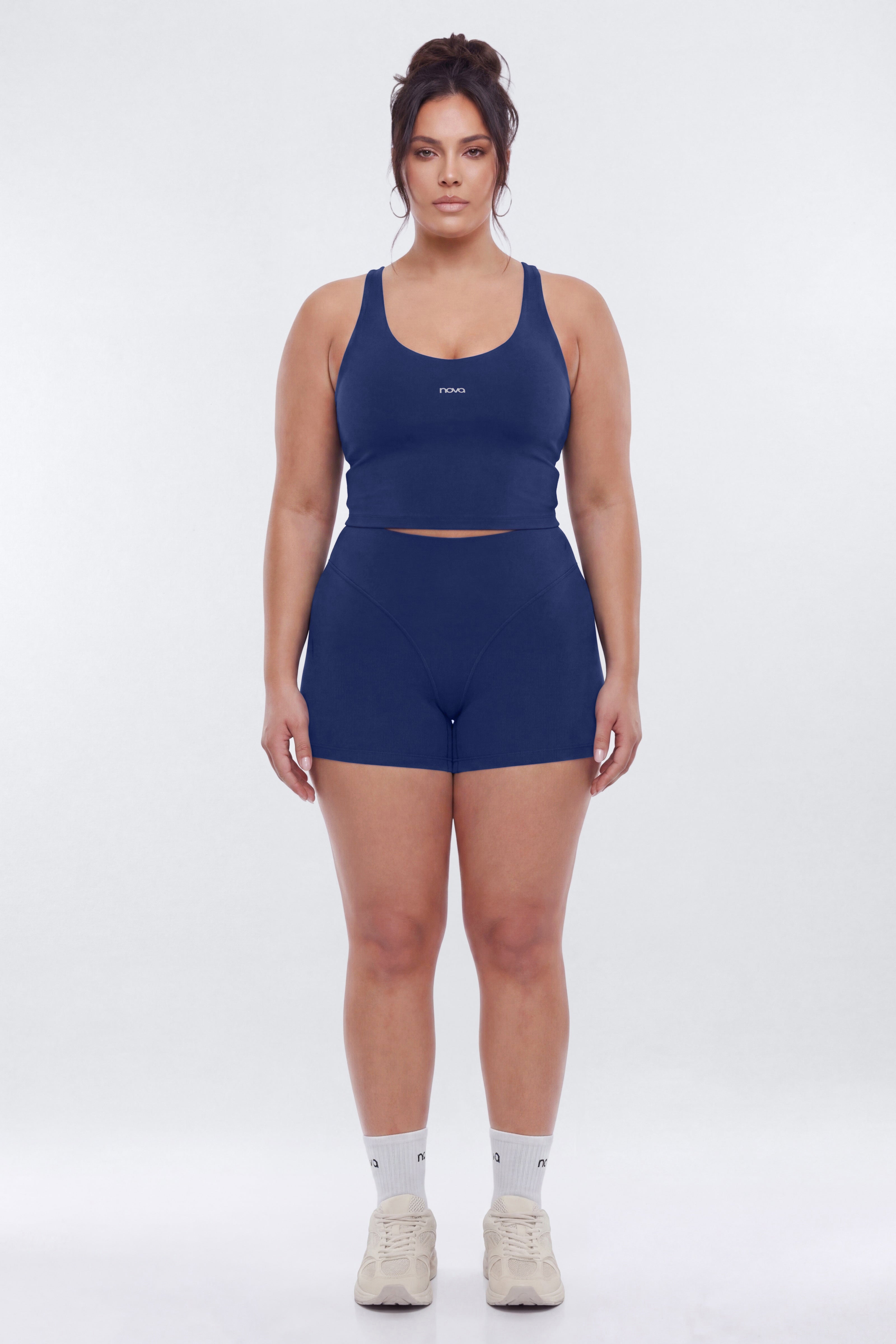 ProStretch™ 3″ V-Line Biker Short - Navy