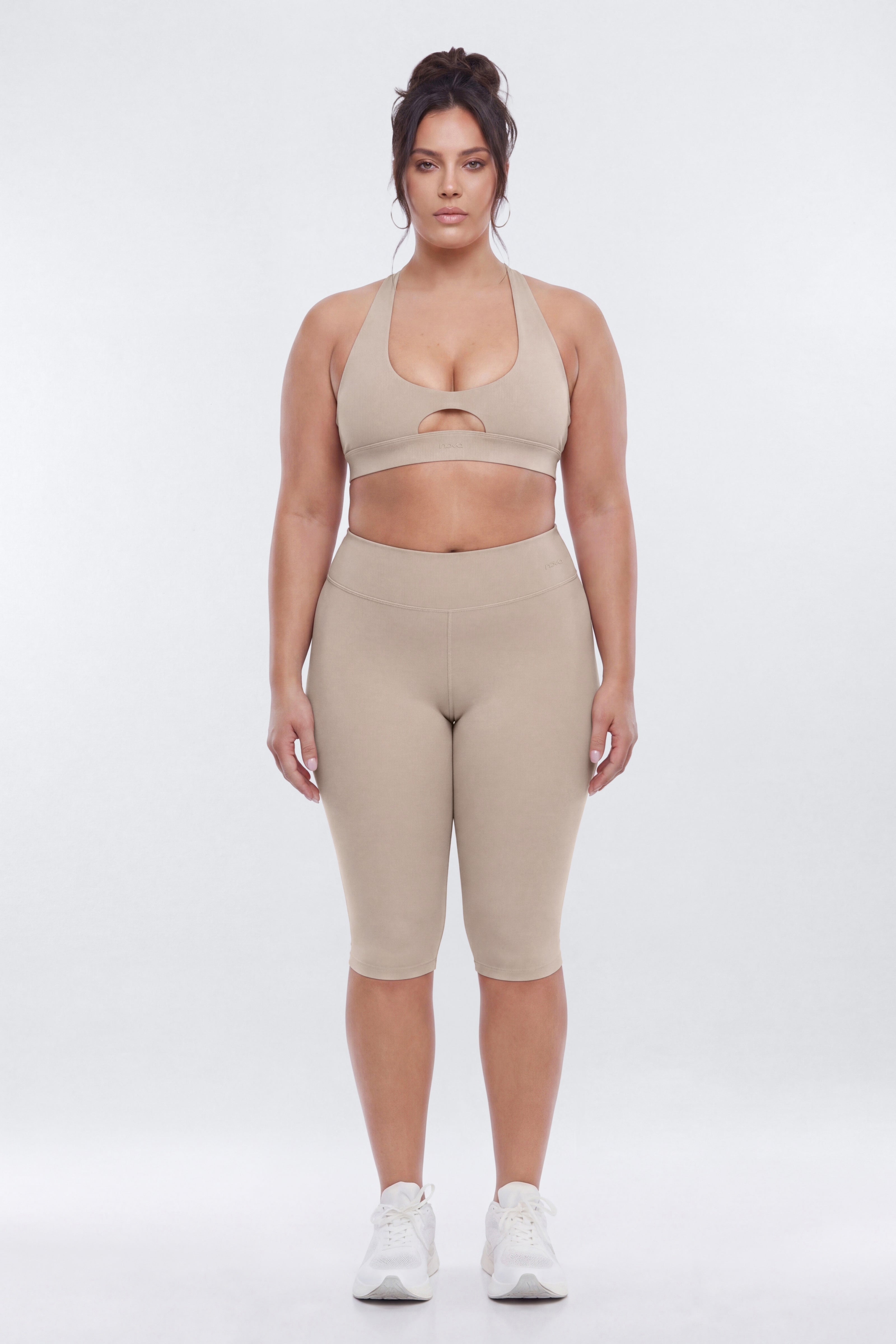 ButterSoft X Back Sports Bra - Stone