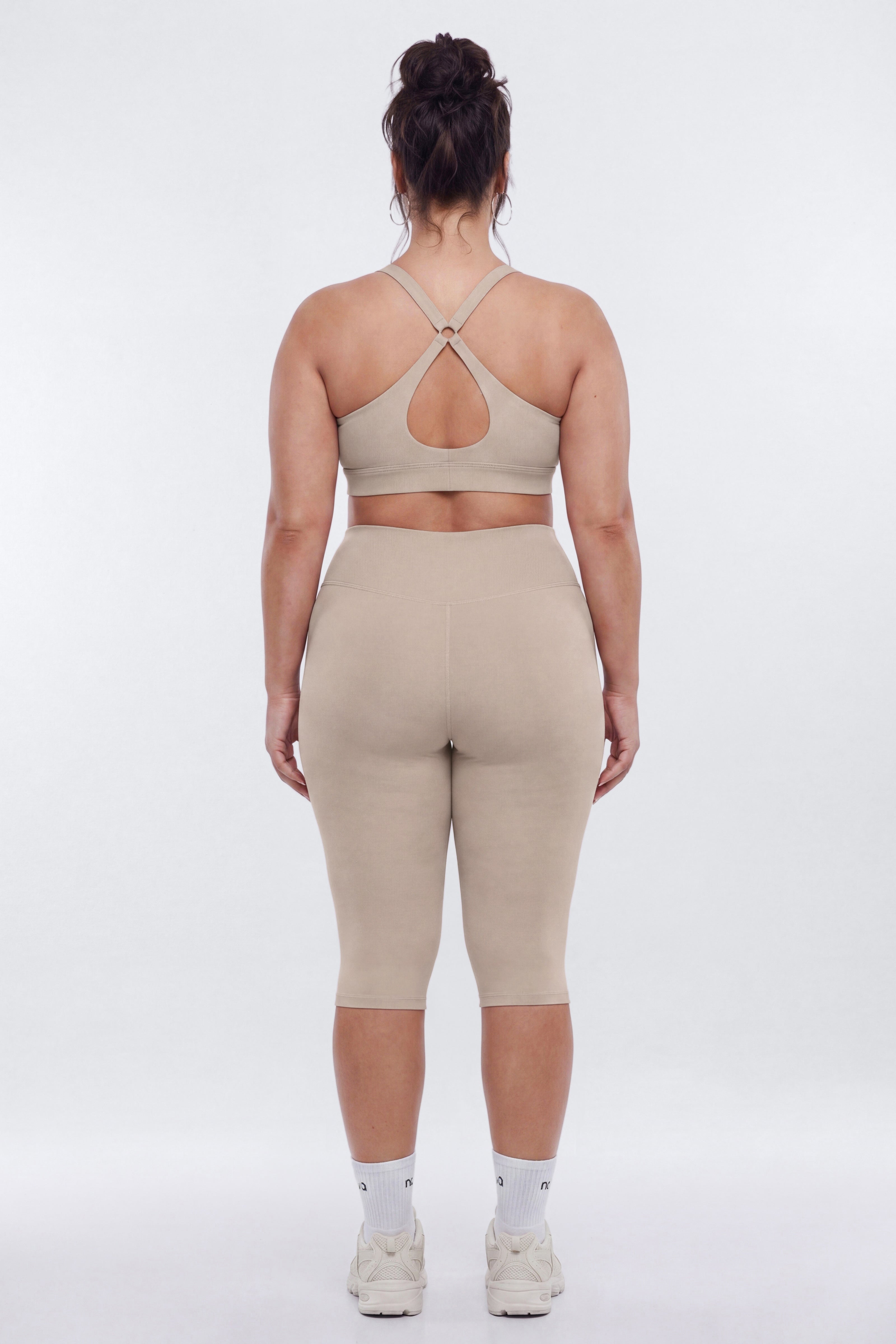 ButterSoft X Back Sports Bra - Stone