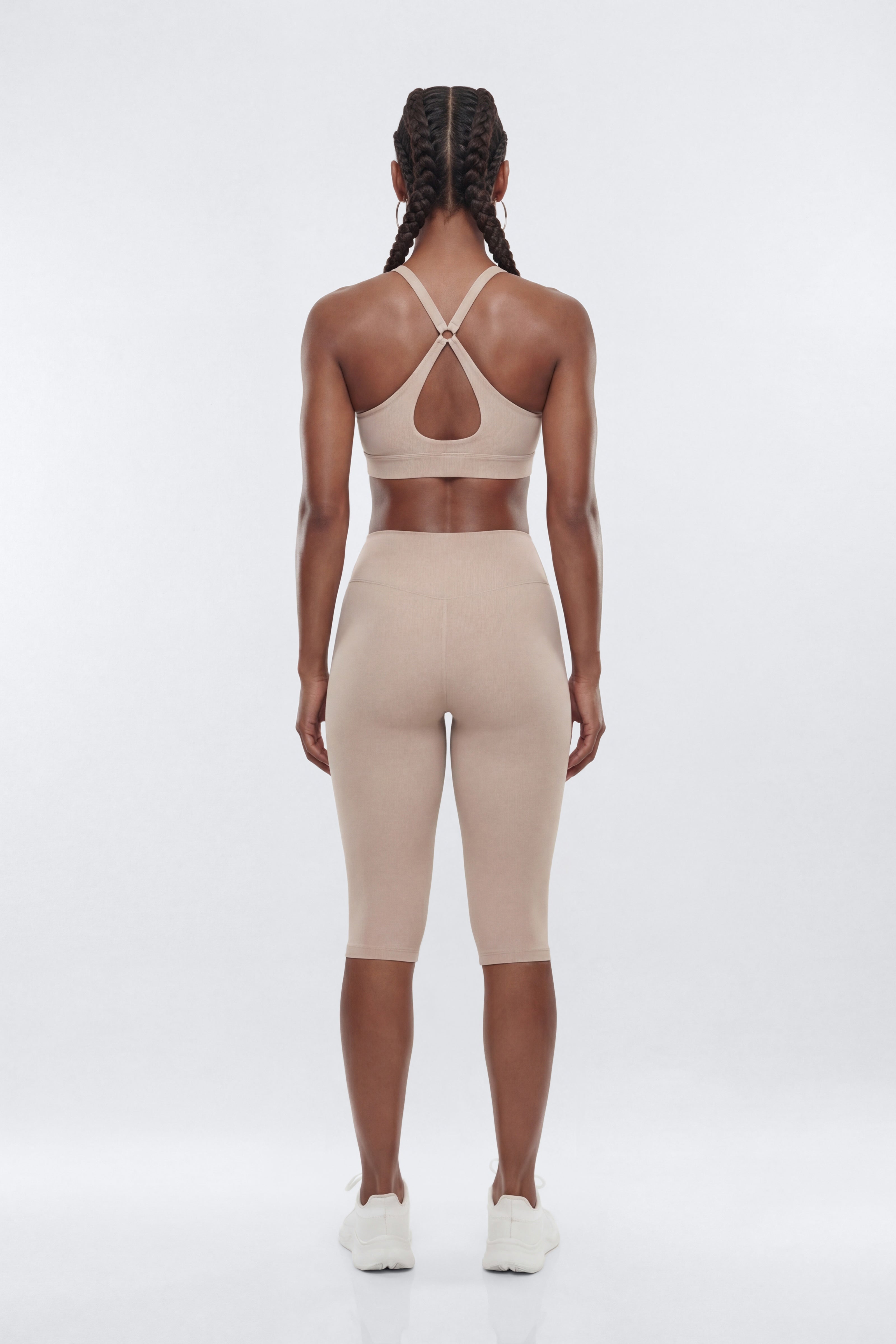 ButterSoft X Back Sports Bra - Stone