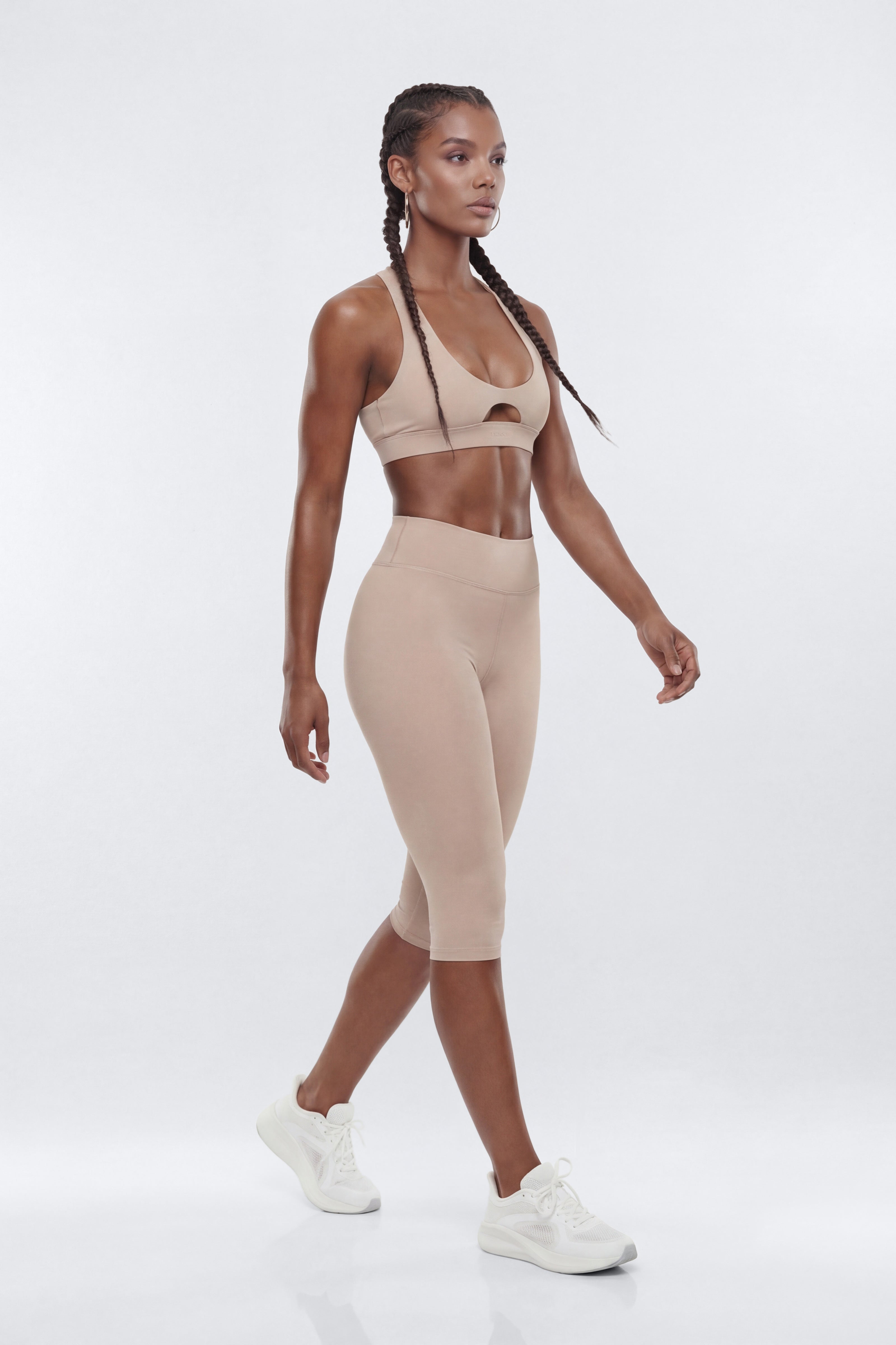 ButterSoft X Back Sports Bra - Stone