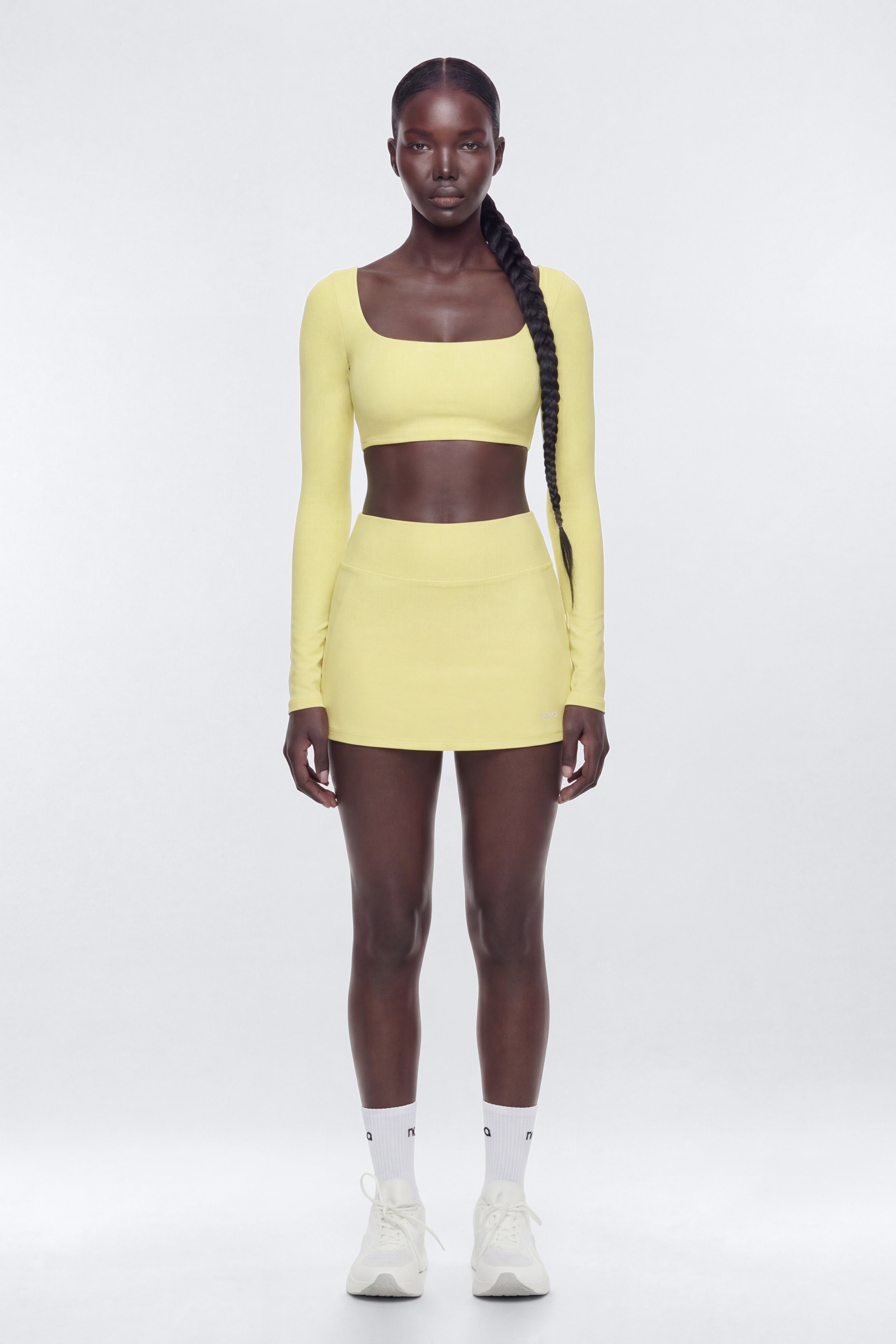 AirSculpt™ Mid Rise Mini Skort - Yellow