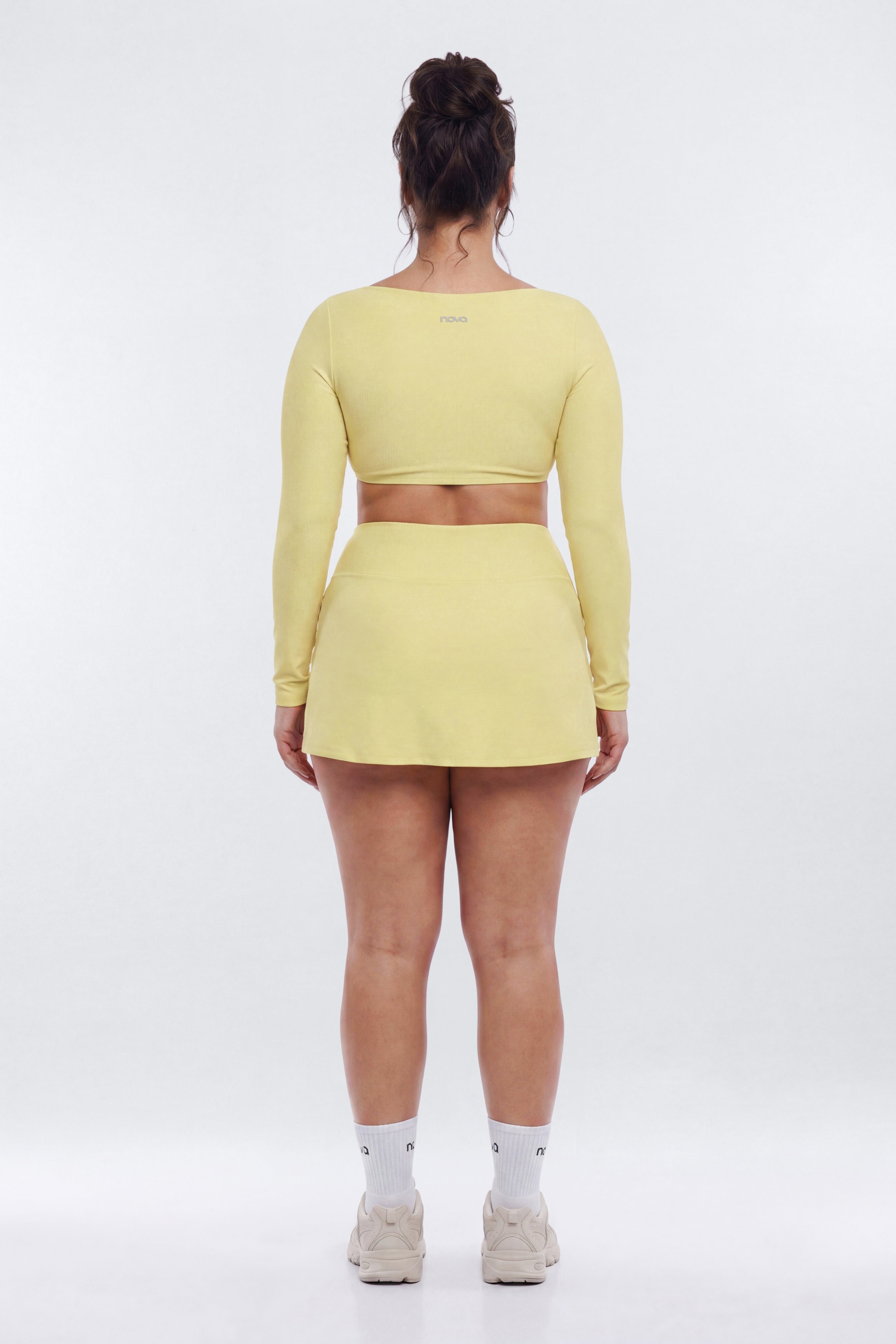 AirSculpt™ Mid Rise Mini Skort - Yellow