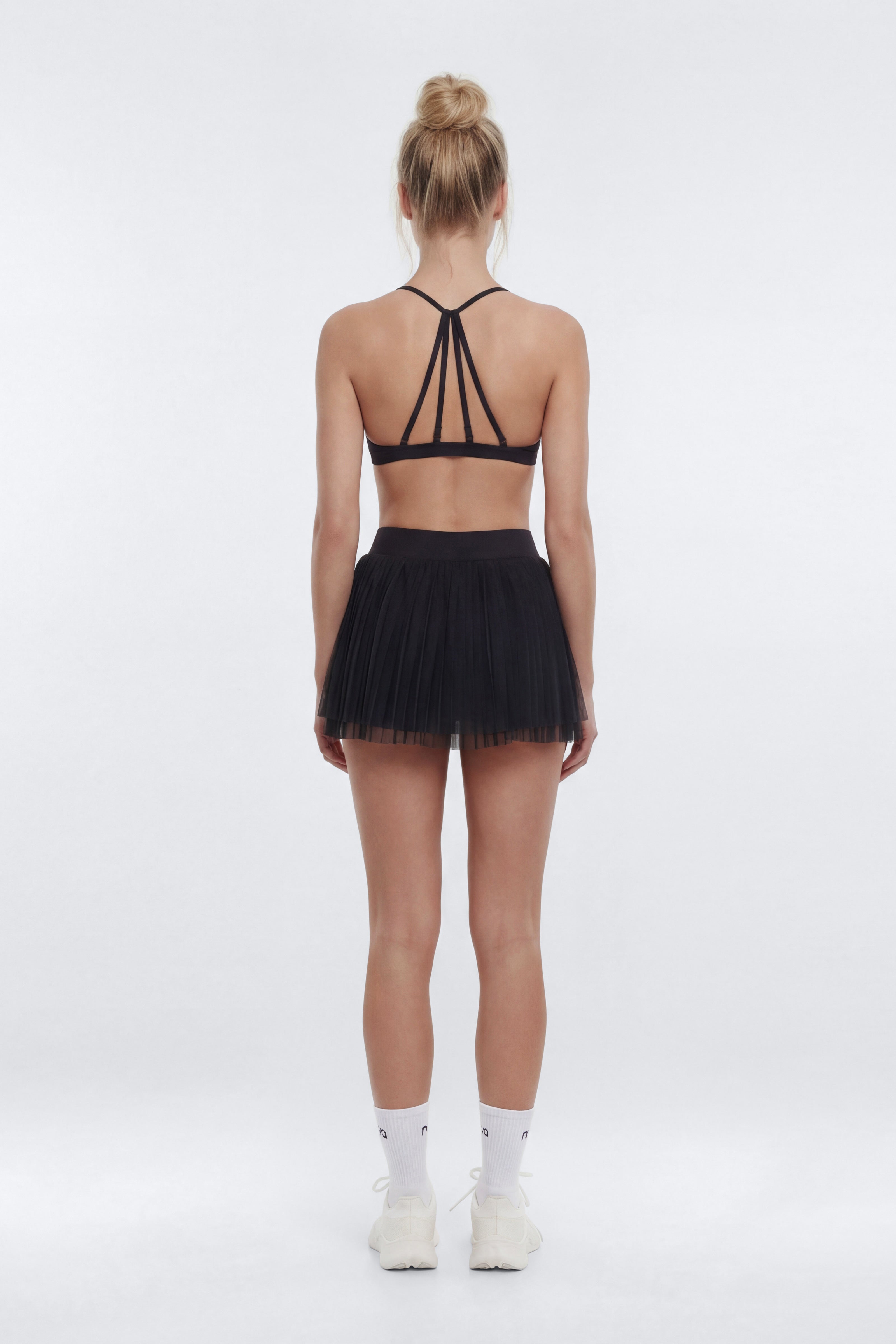 ProStretch™ 2″ Pocket Pleated Skort - Black