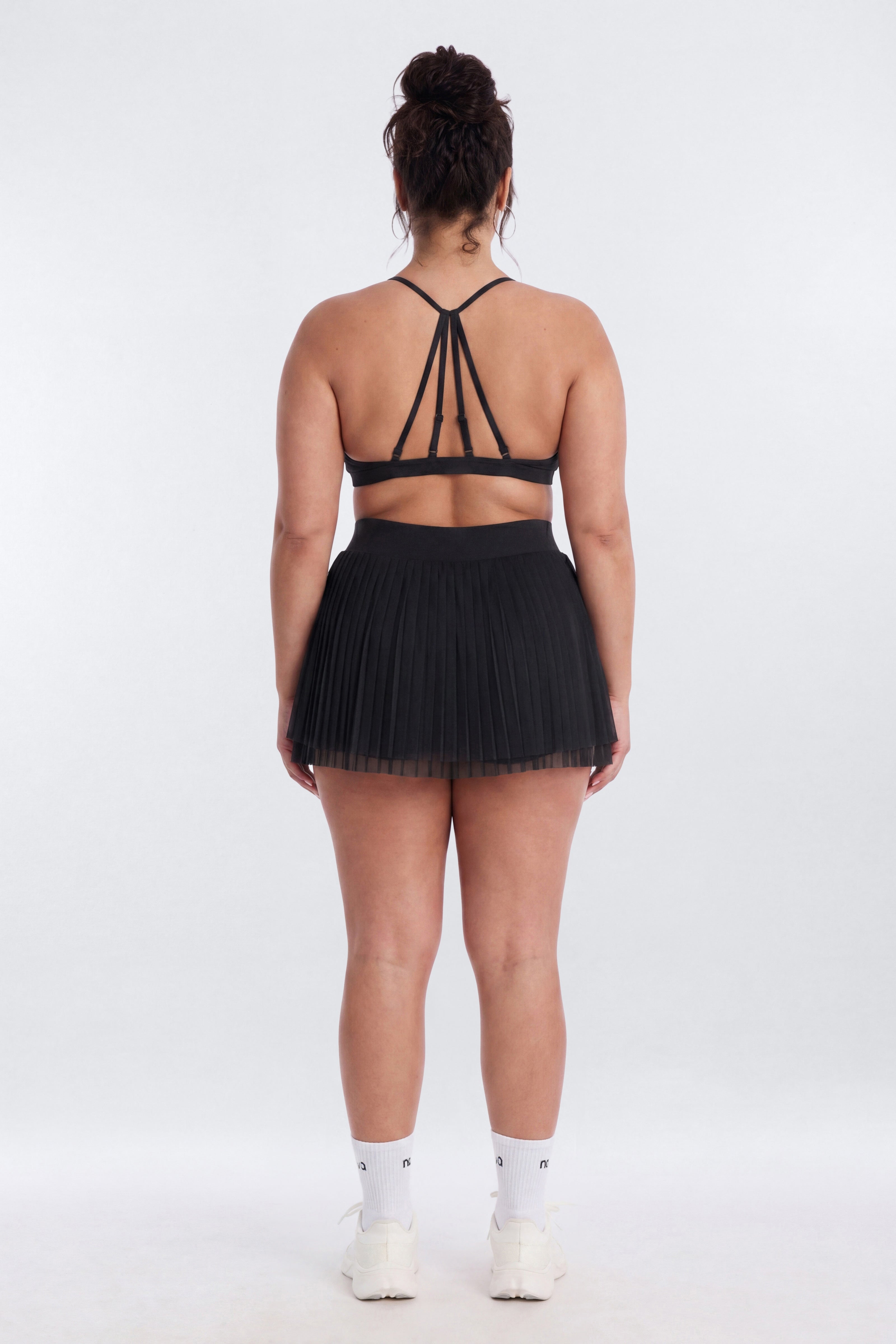 ProStretch™ 2″ Pocket Pleated Skort - Black