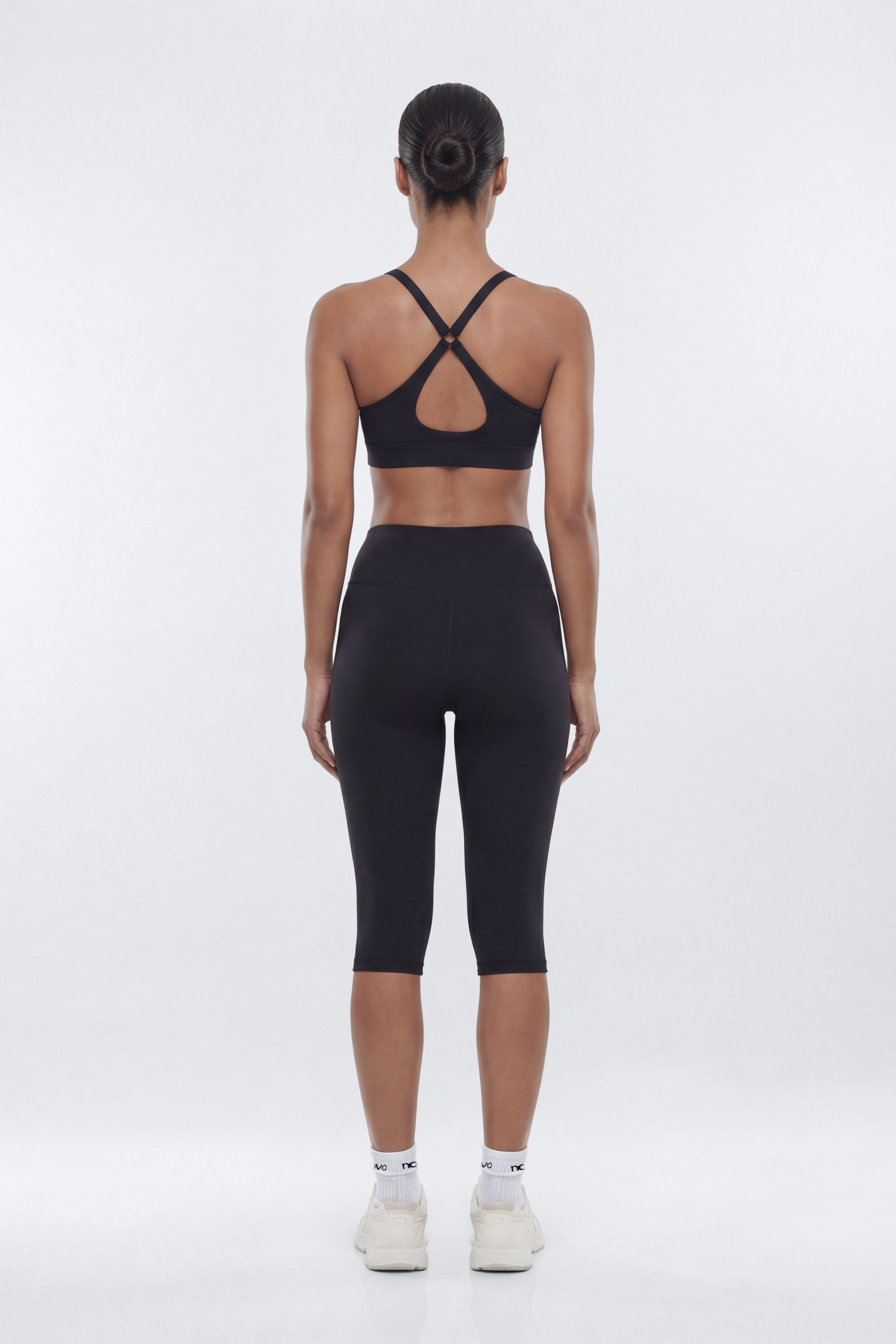 ButterSoft X Back Sports Bra - Black