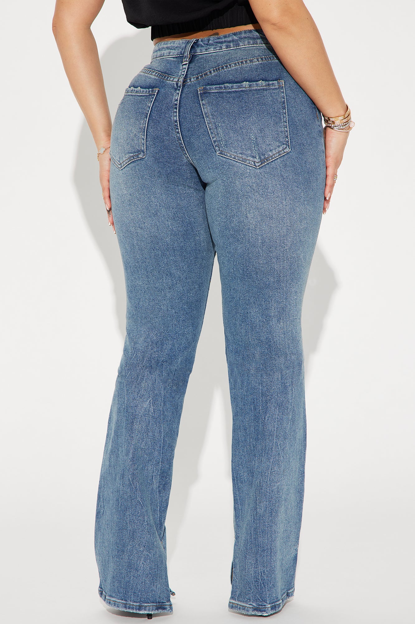 Tall Baddest One Around Bootcut Jeans - Medium Wash image 7
