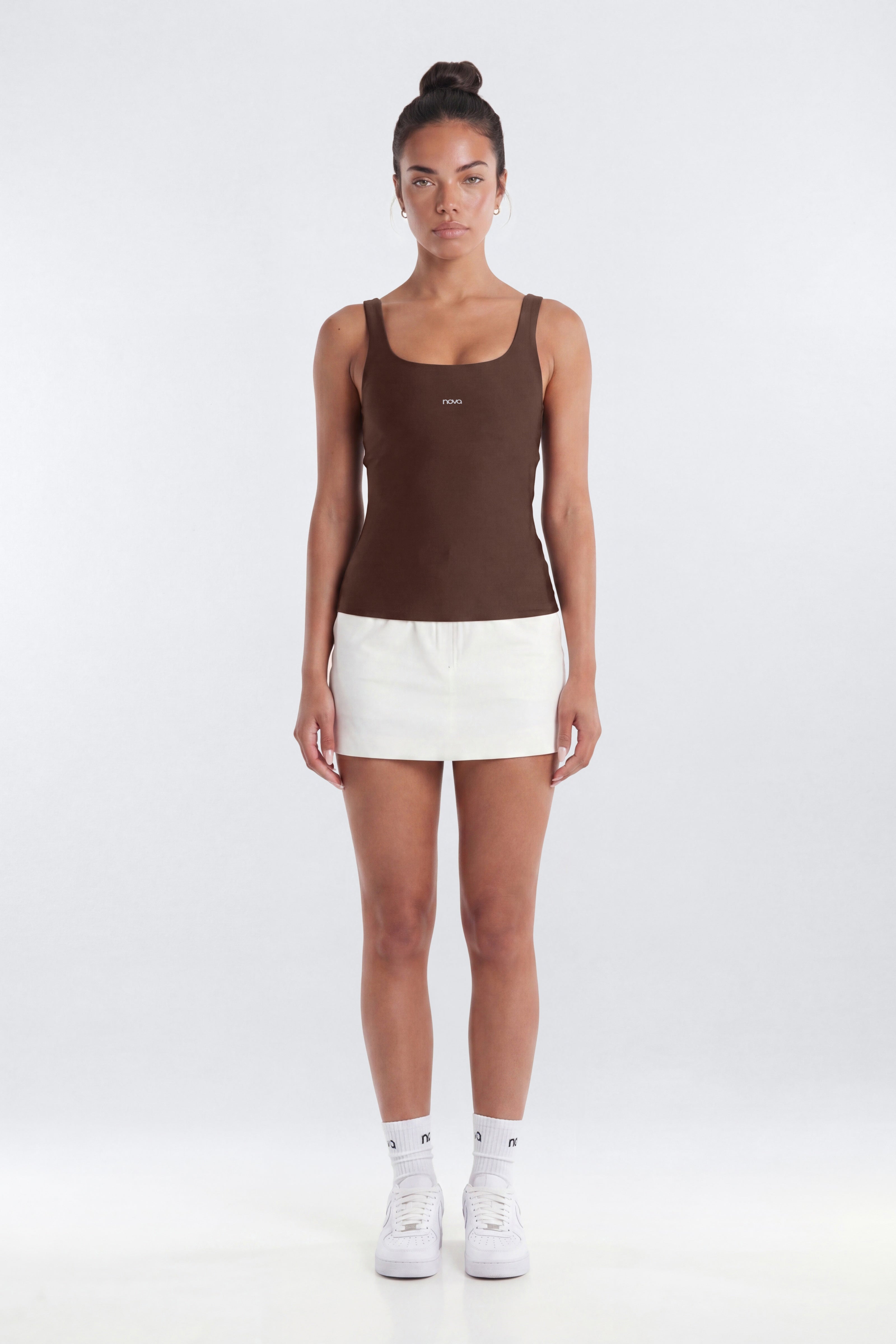 AirSculpt™ Sports Tank Top - Brown