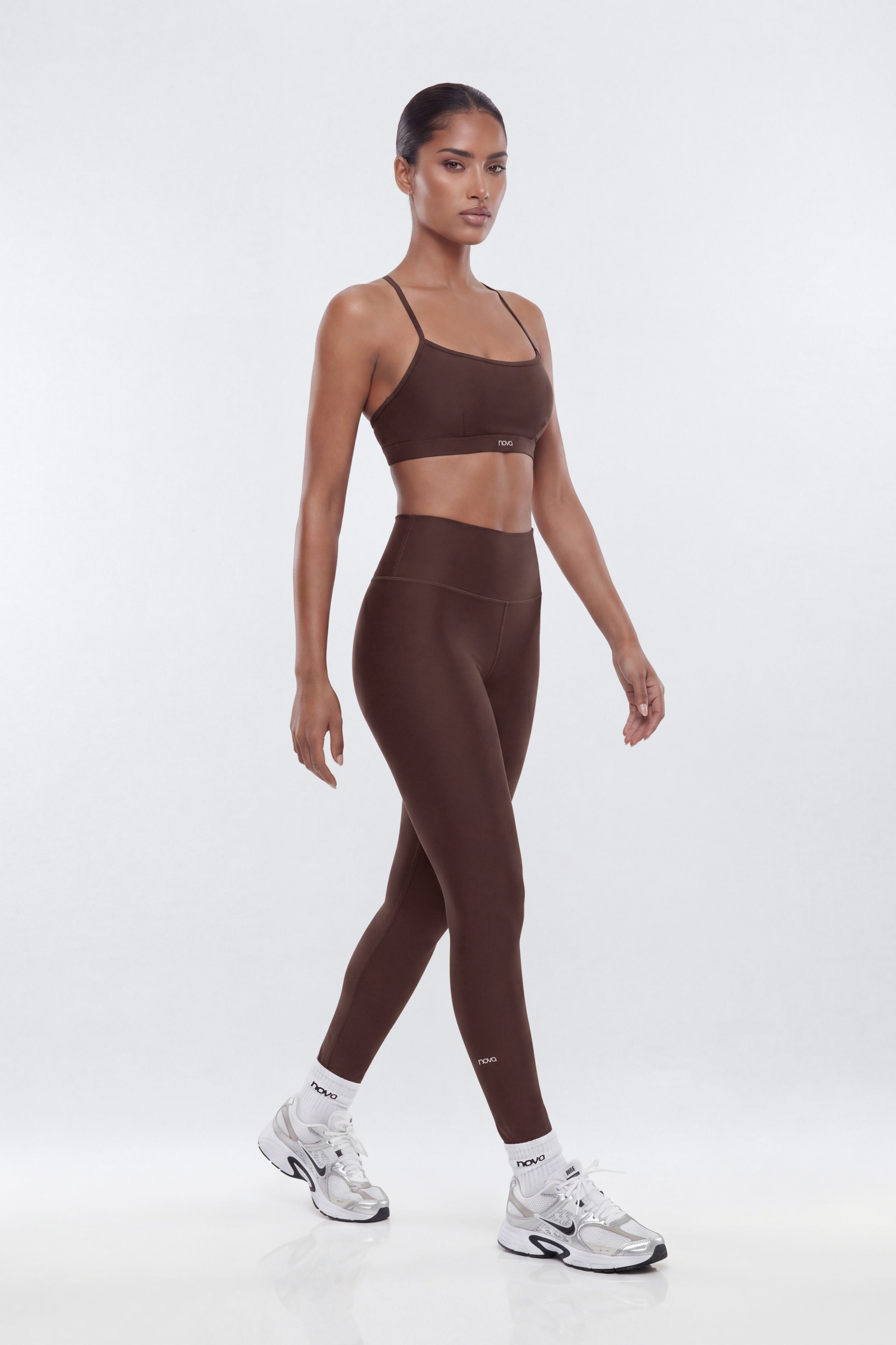 AirSculpt™ 28″ High Rise Legging - Brown