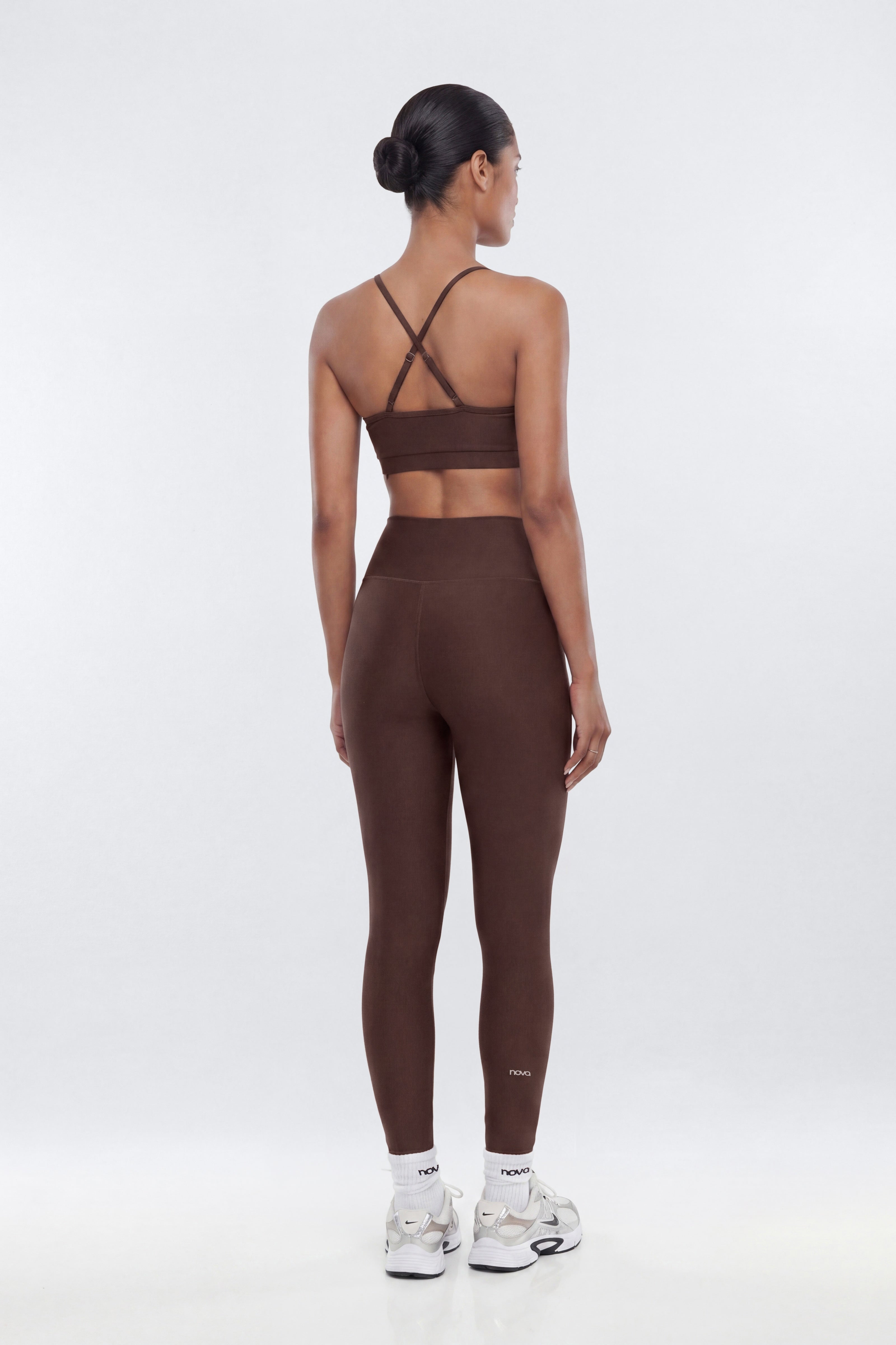 AirSculpt™ 28″ High Rise Legging - Brown