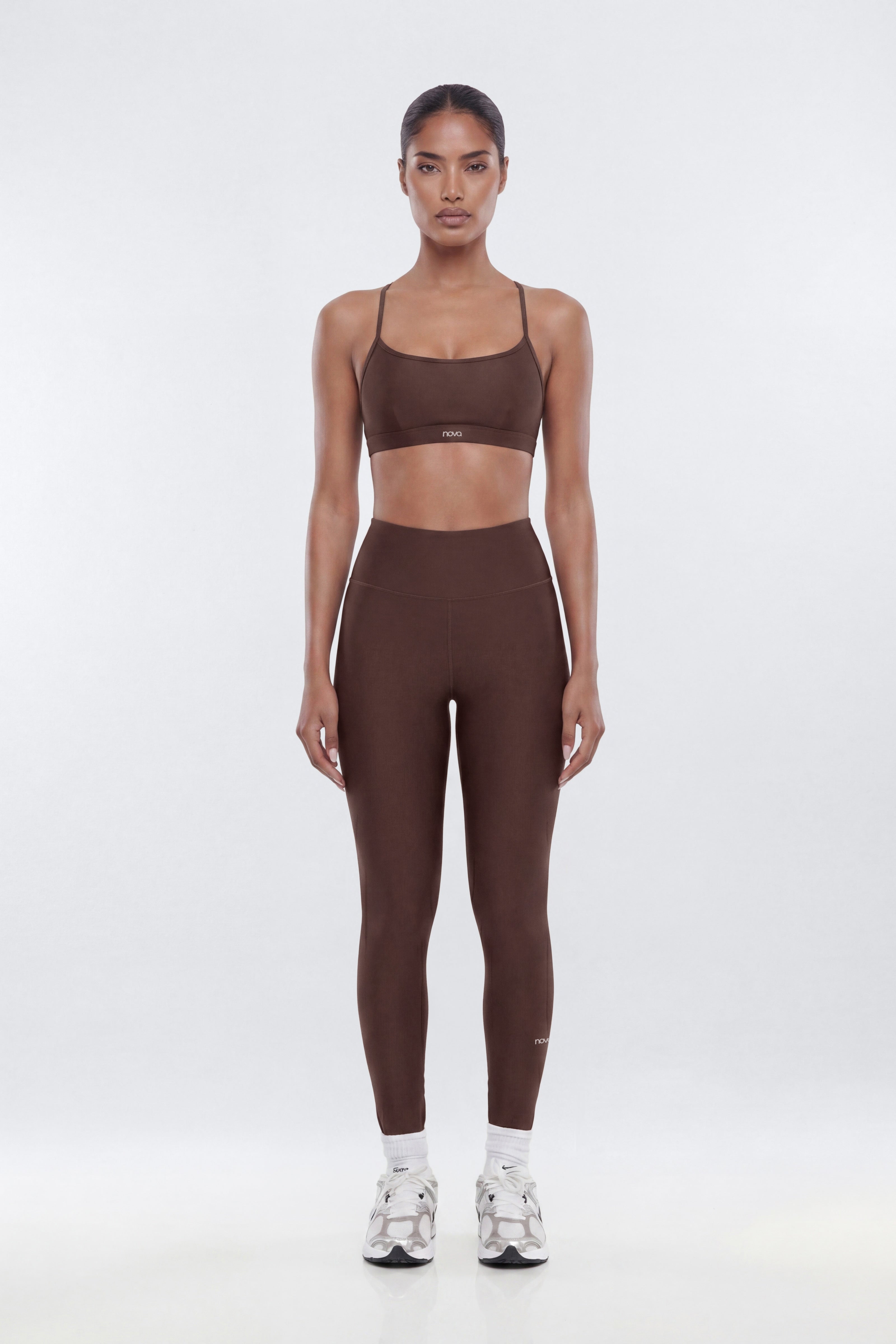 AirSculpt™ 28″ High Rise Legging - Brown
