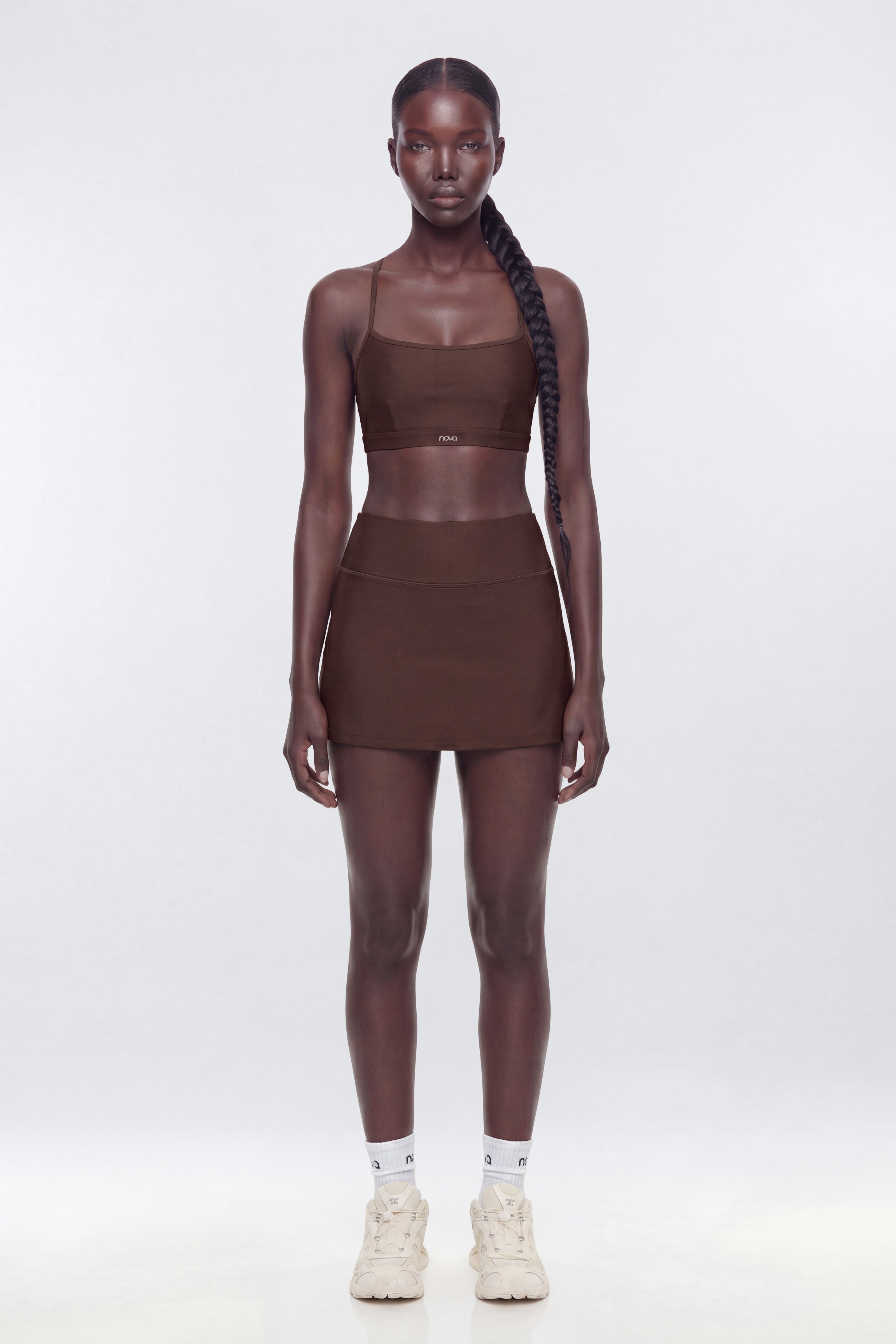 AirSculpt™ X Back Sports Bra - Brown