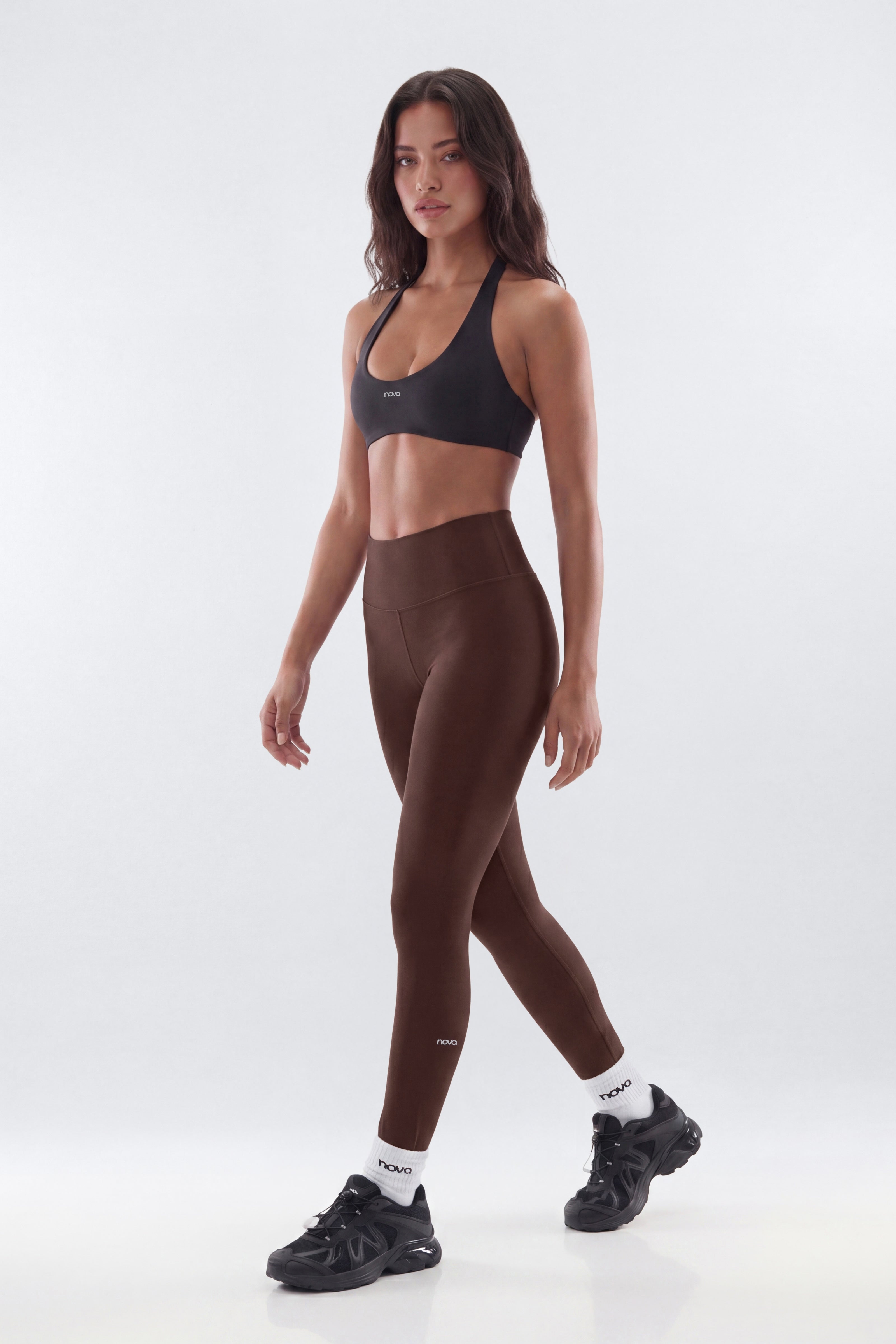 AirSculpt™ 25″ Mid Rise Legging - Brown