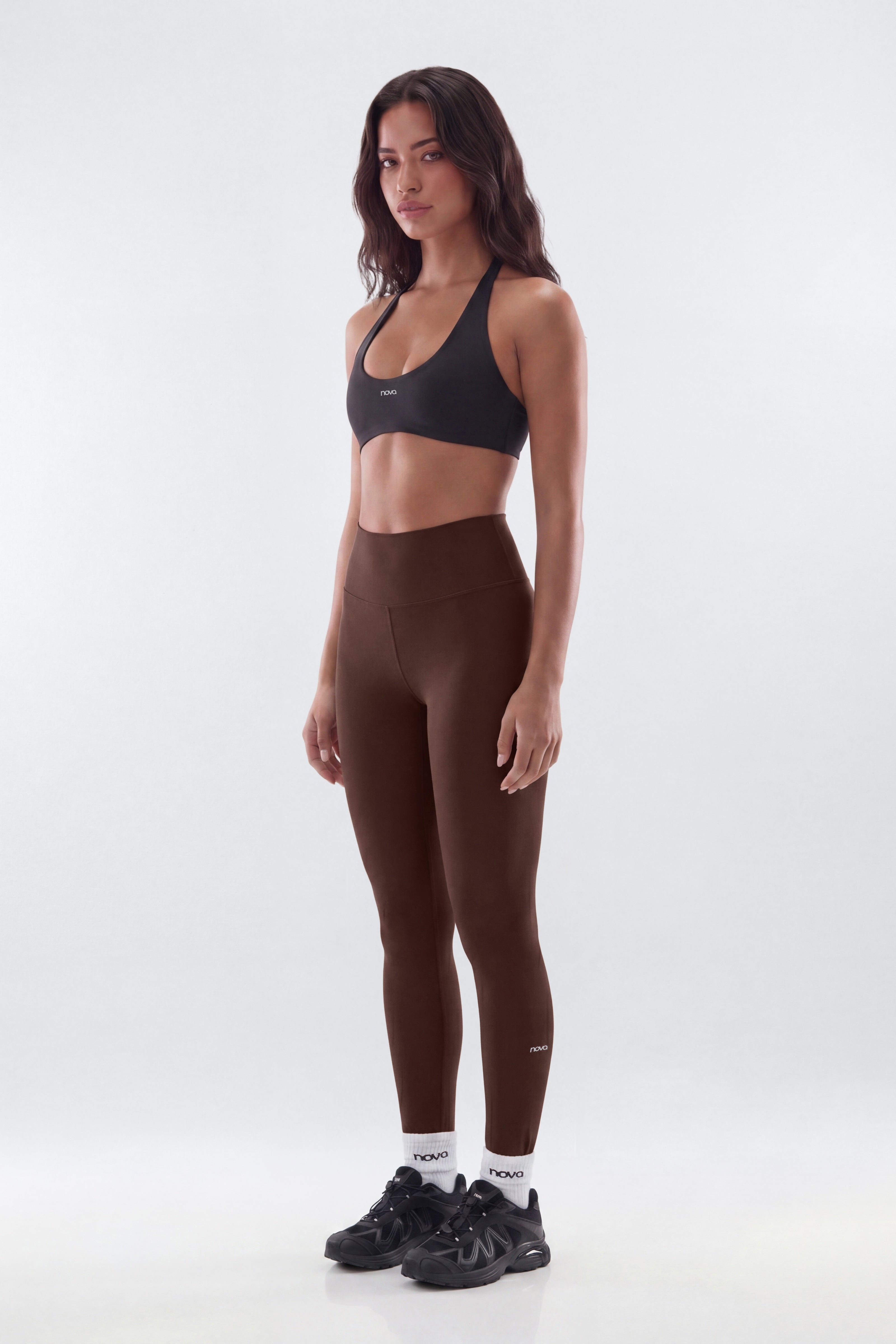 AirSculpt™ 25″ Mid Rise Legging - Brown
