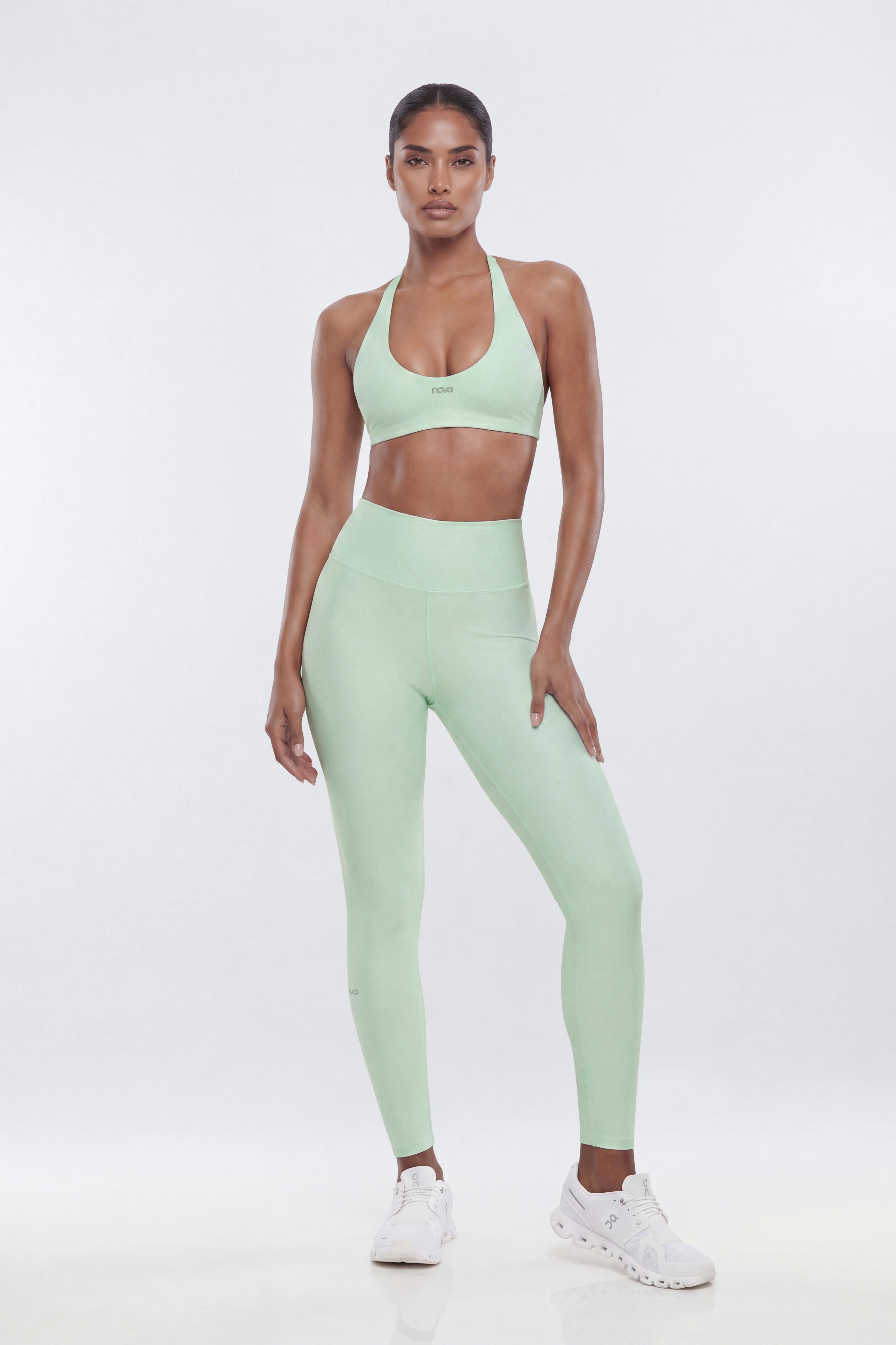 AirSculpt™ 25″ Mid Rise Legging - Cool Mint