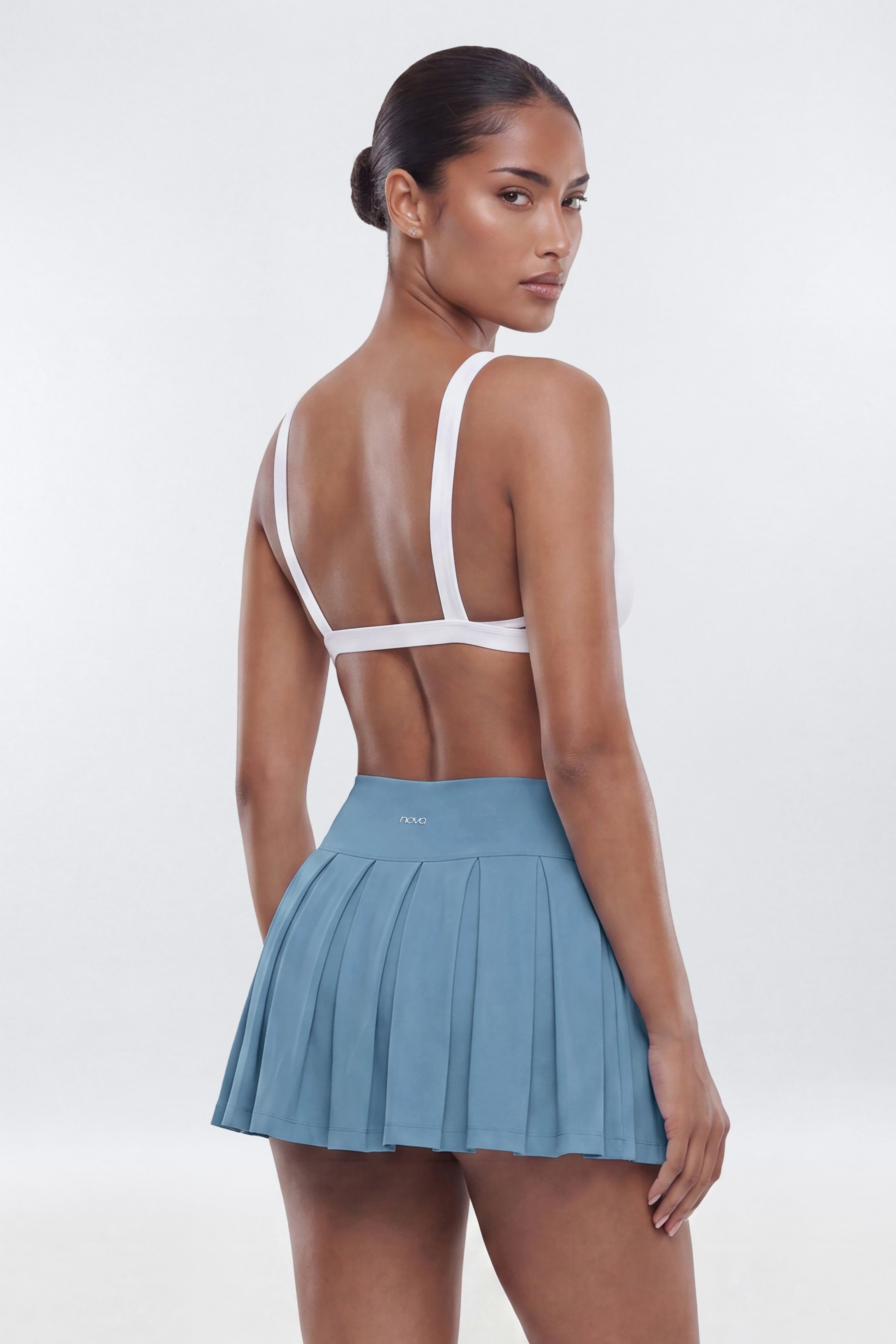 ProStretch™ Triangle Sports Bra - Soft Indigo