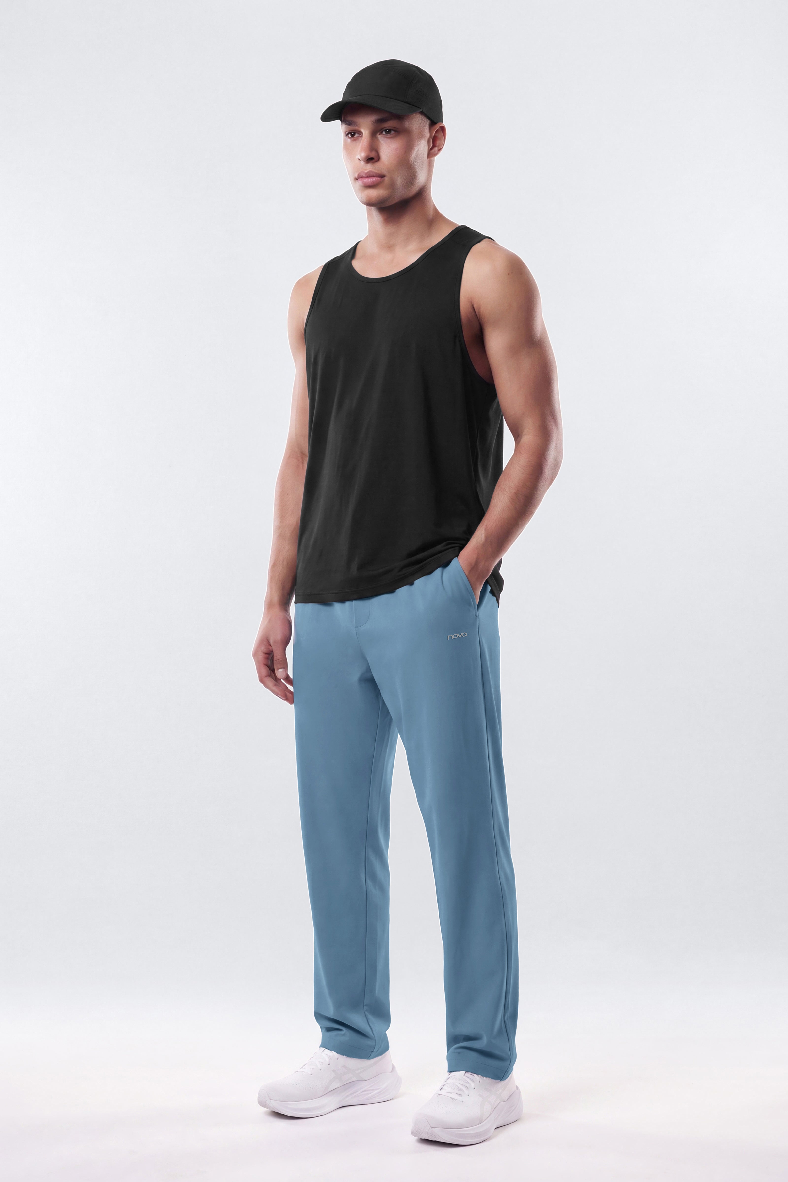 ActiveNylon™ 32″ Straight Leg Pant - Soft Indigo