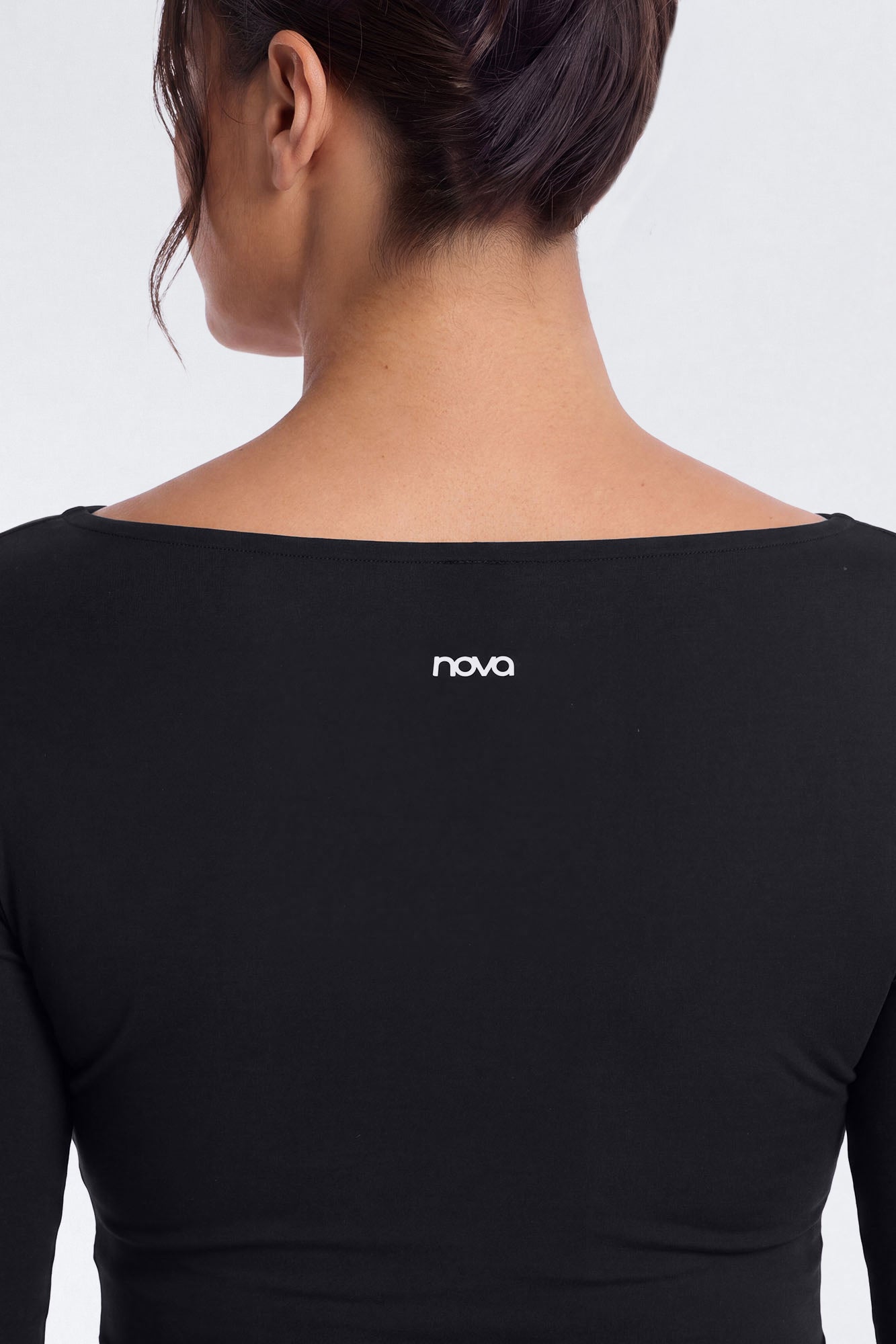 Active Sport Mesh Layering Top - Black