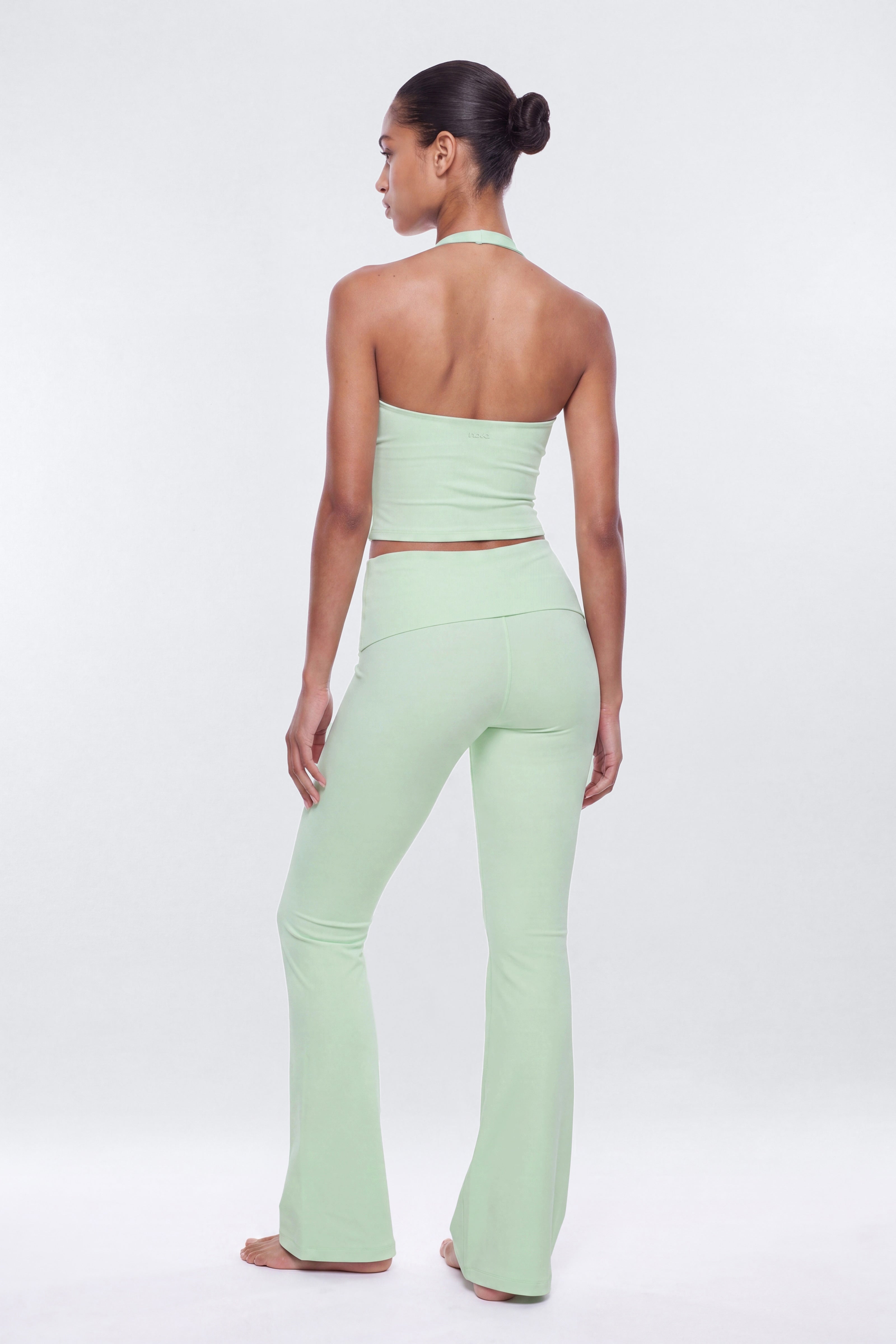 ButterSoft Halter Sports Top - Cool Mint