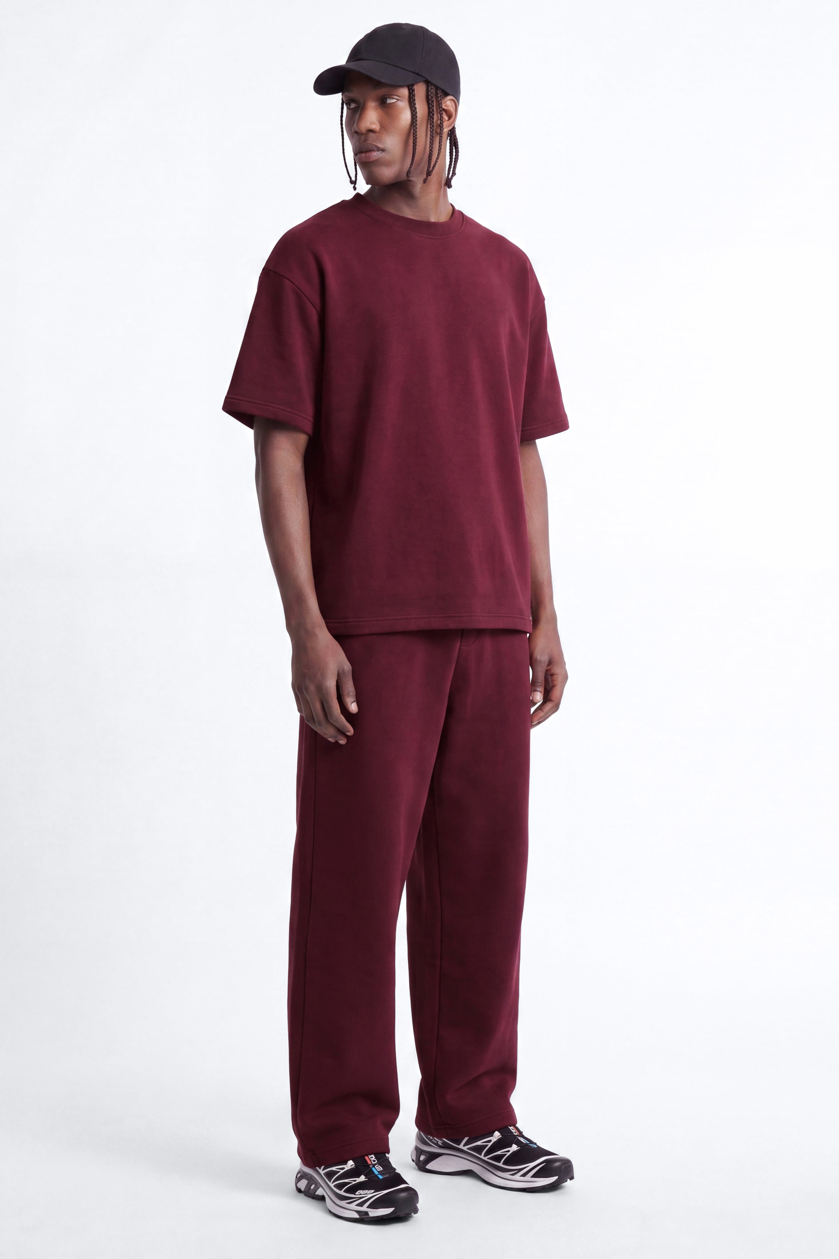 410 Baggy Sweatpants - Burgundy
