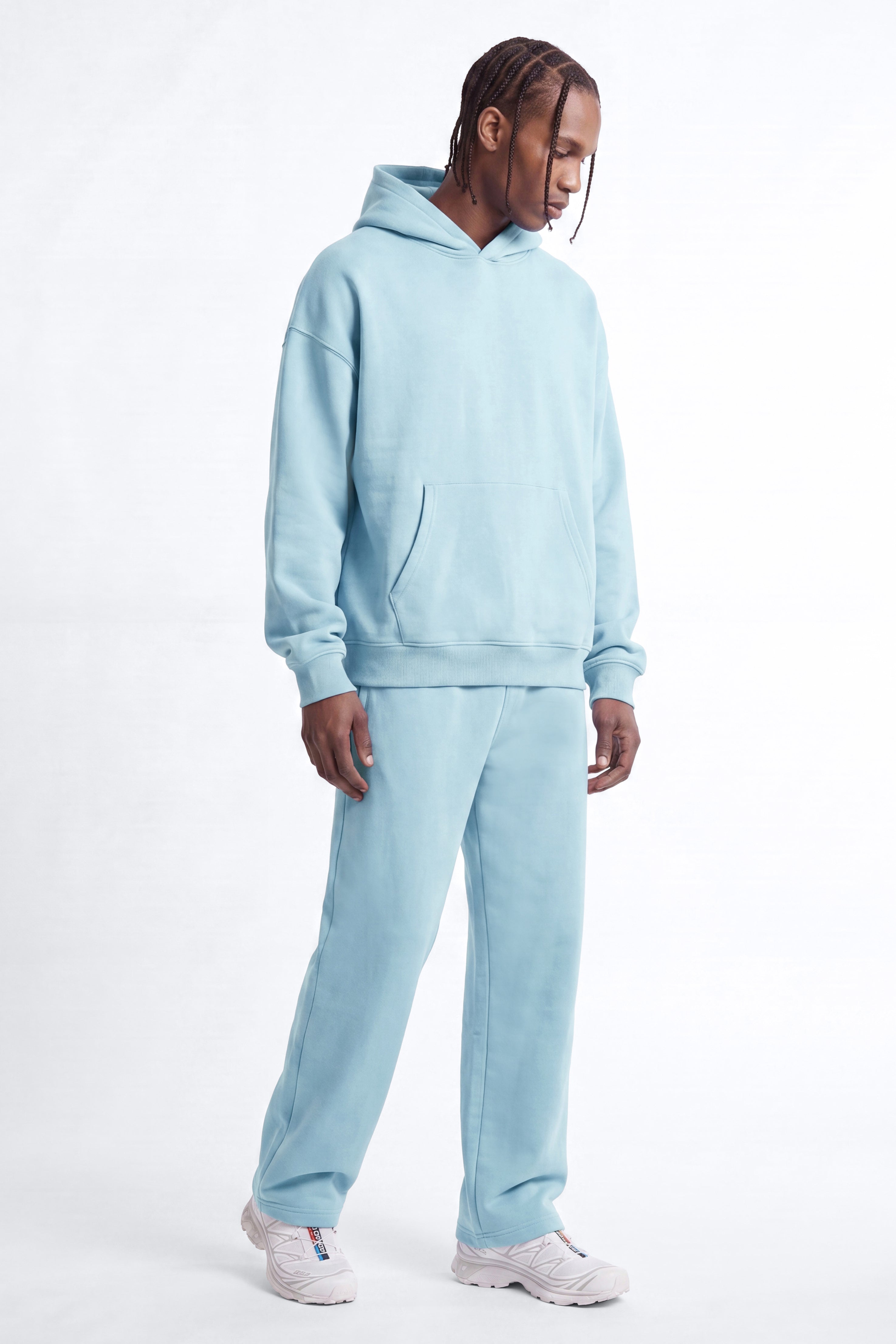 410 Oversized Hoodie - Light Blue