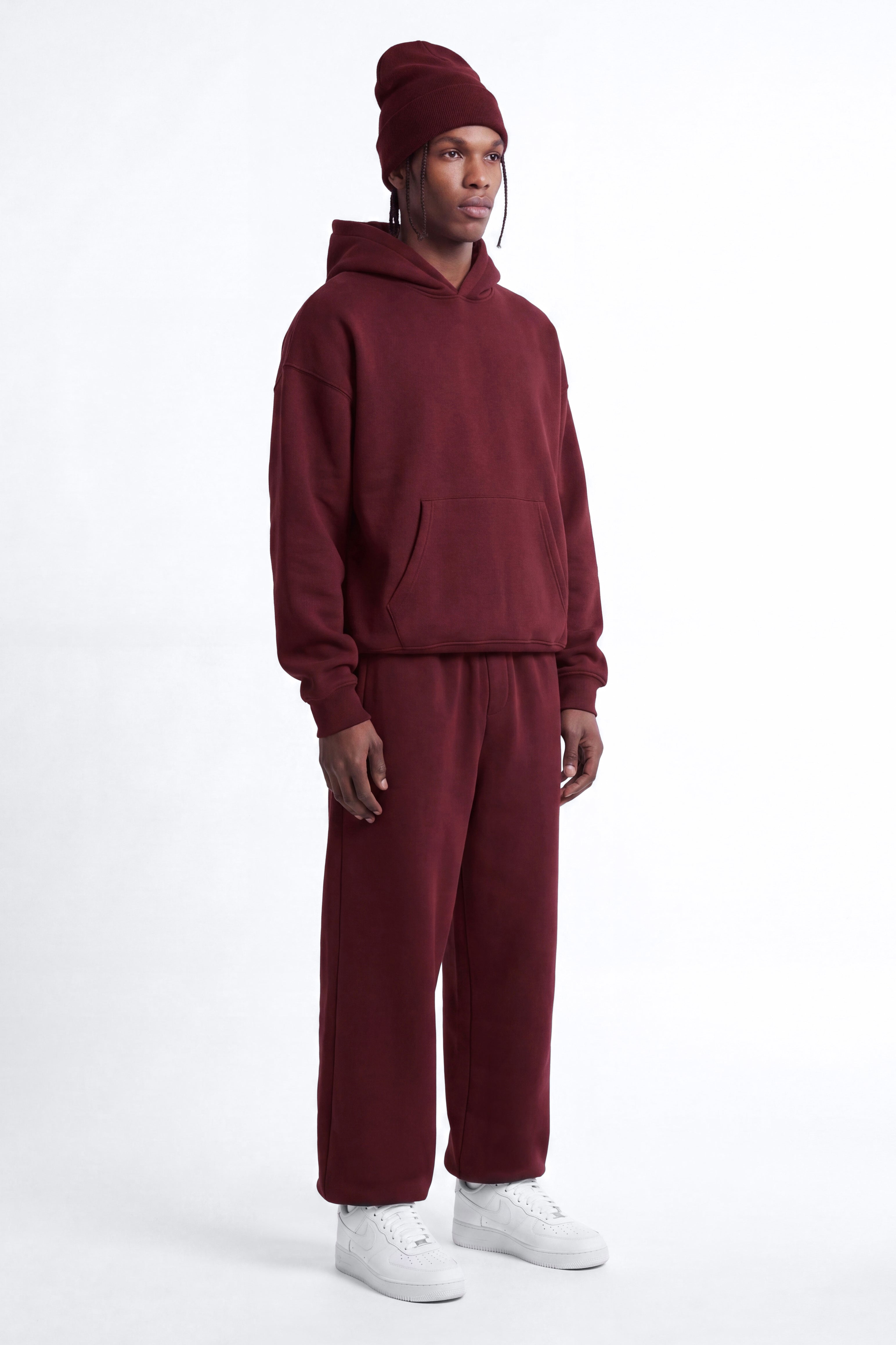 410 Relaxed Jogger - Burgundy