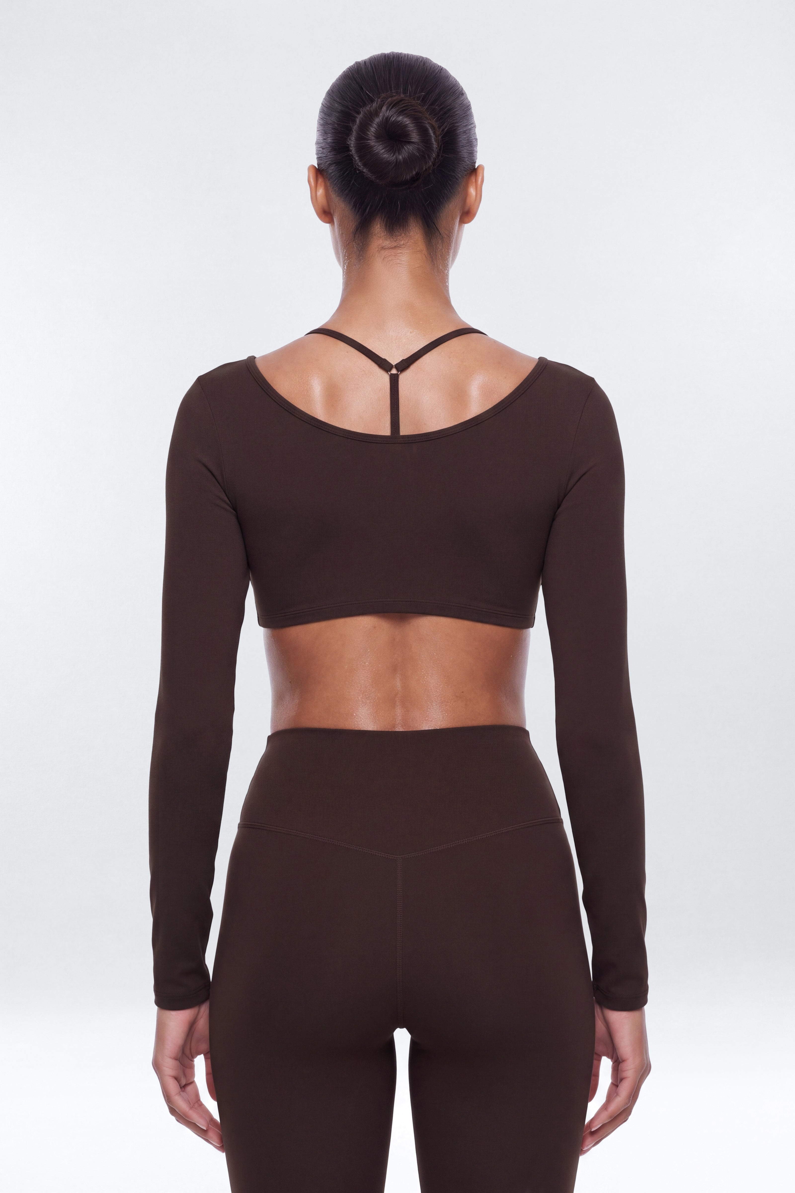ProStretch™ Long Sleeve Sports Top - Espresso