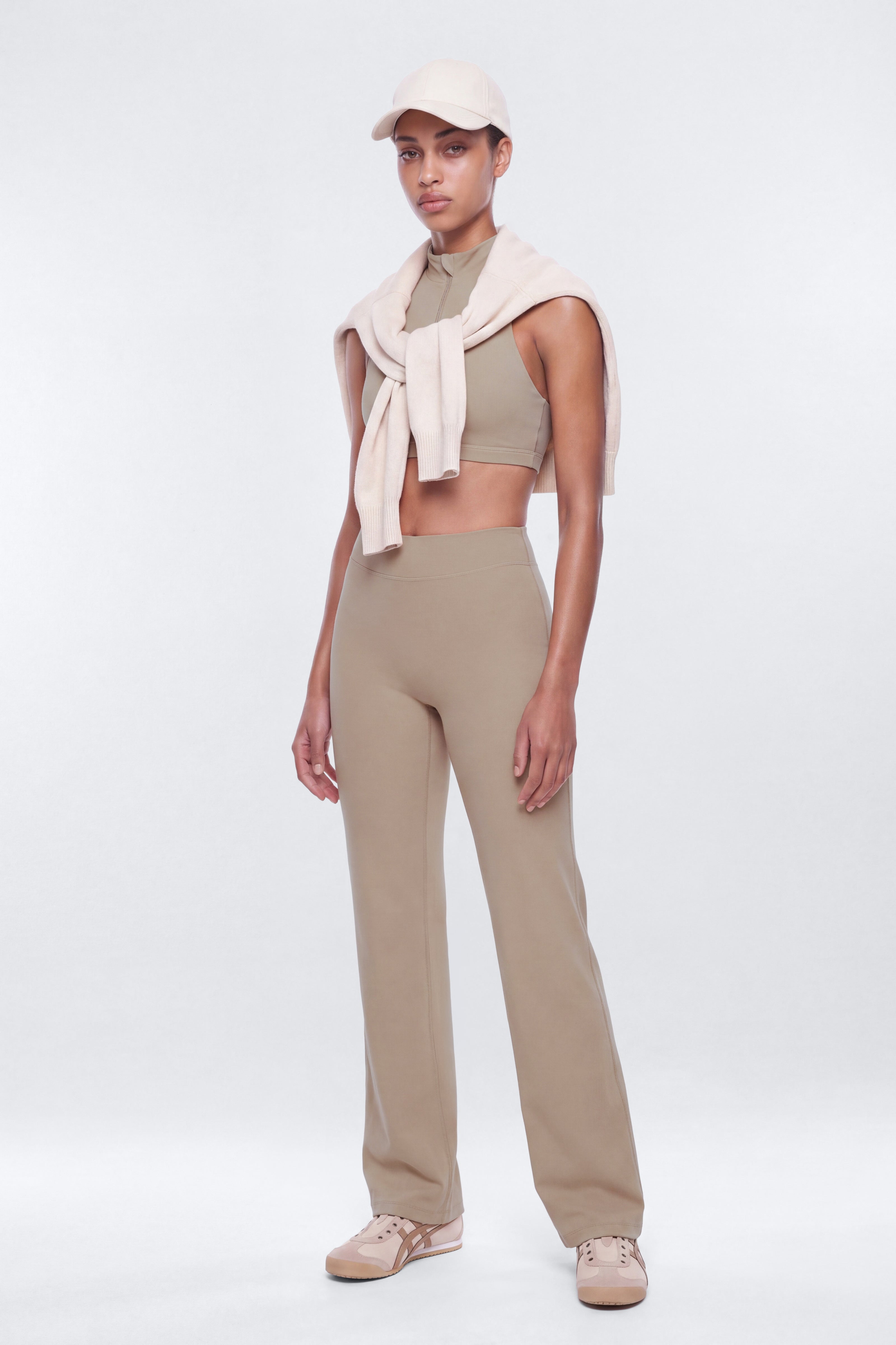 ProStretch™ 32″ Straight Leg Active Pants - Taupe