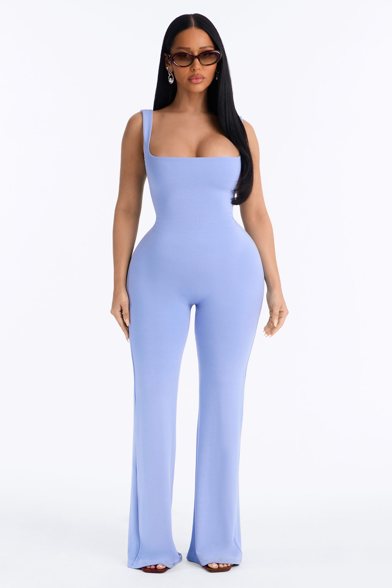 Shelly Premium Modal Jumpsuit - SkyBlue