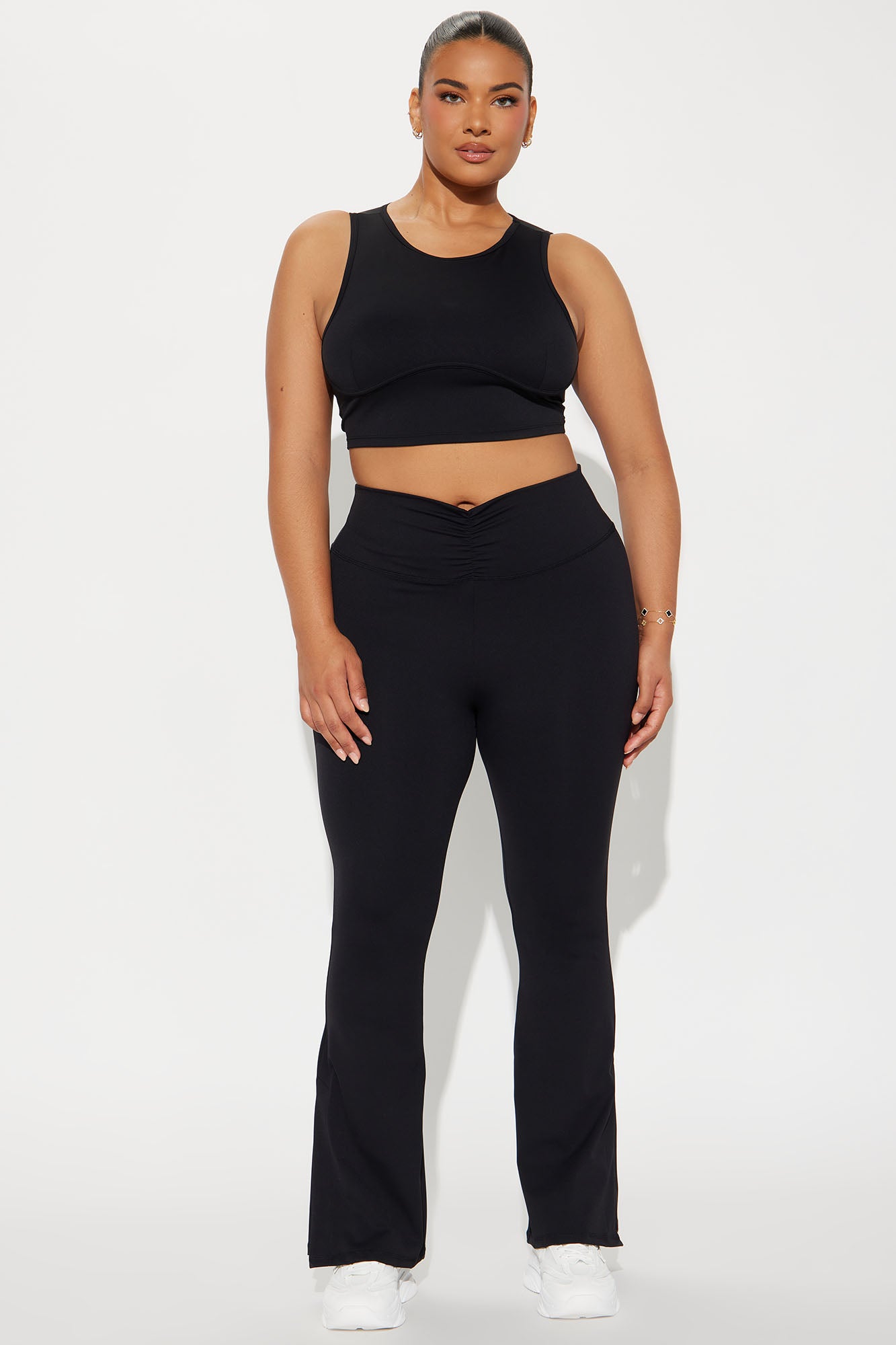 Pilates Girl Active Flare Pant - Black