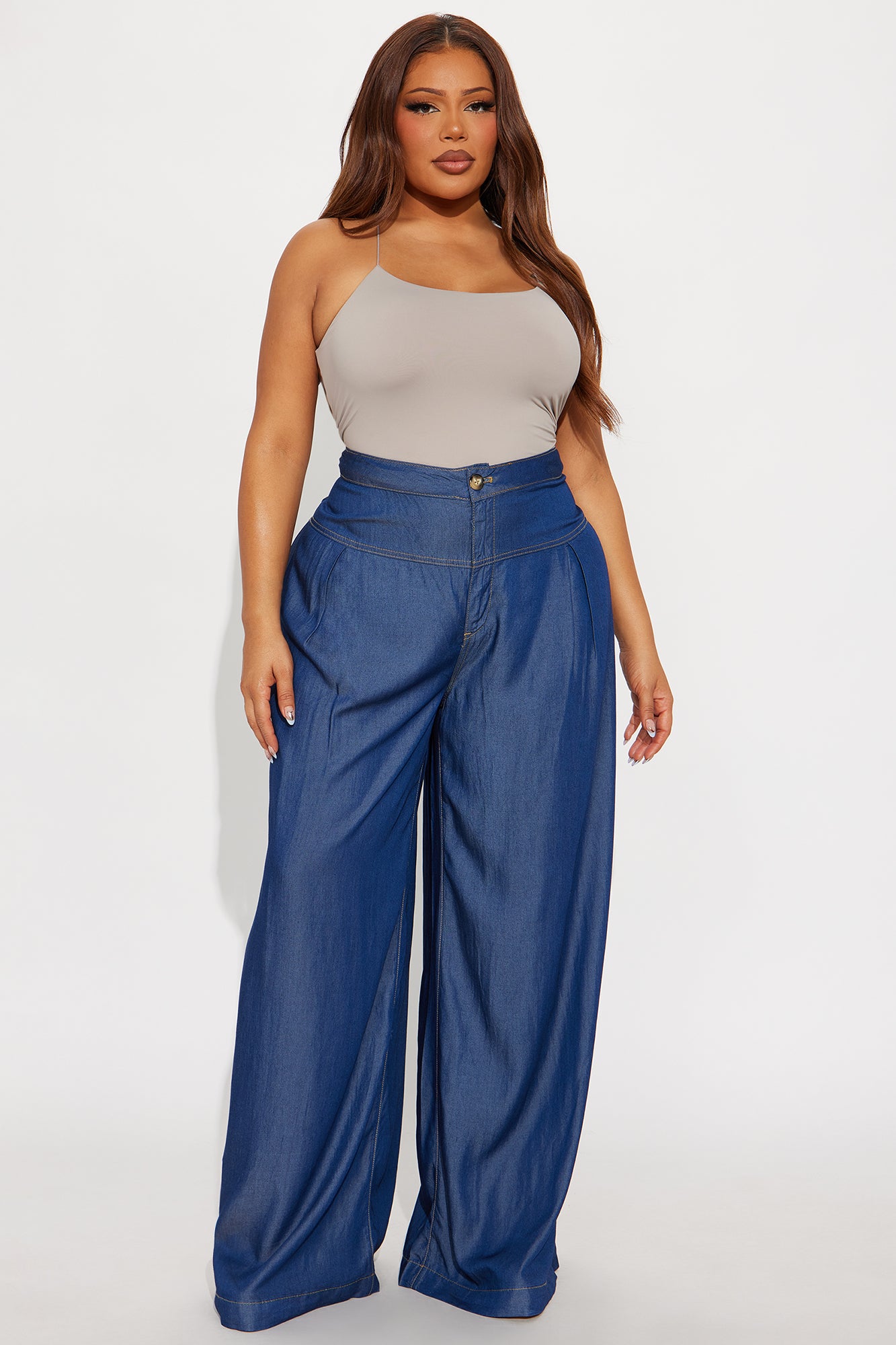 It's That Easy Strappy Top - Stone