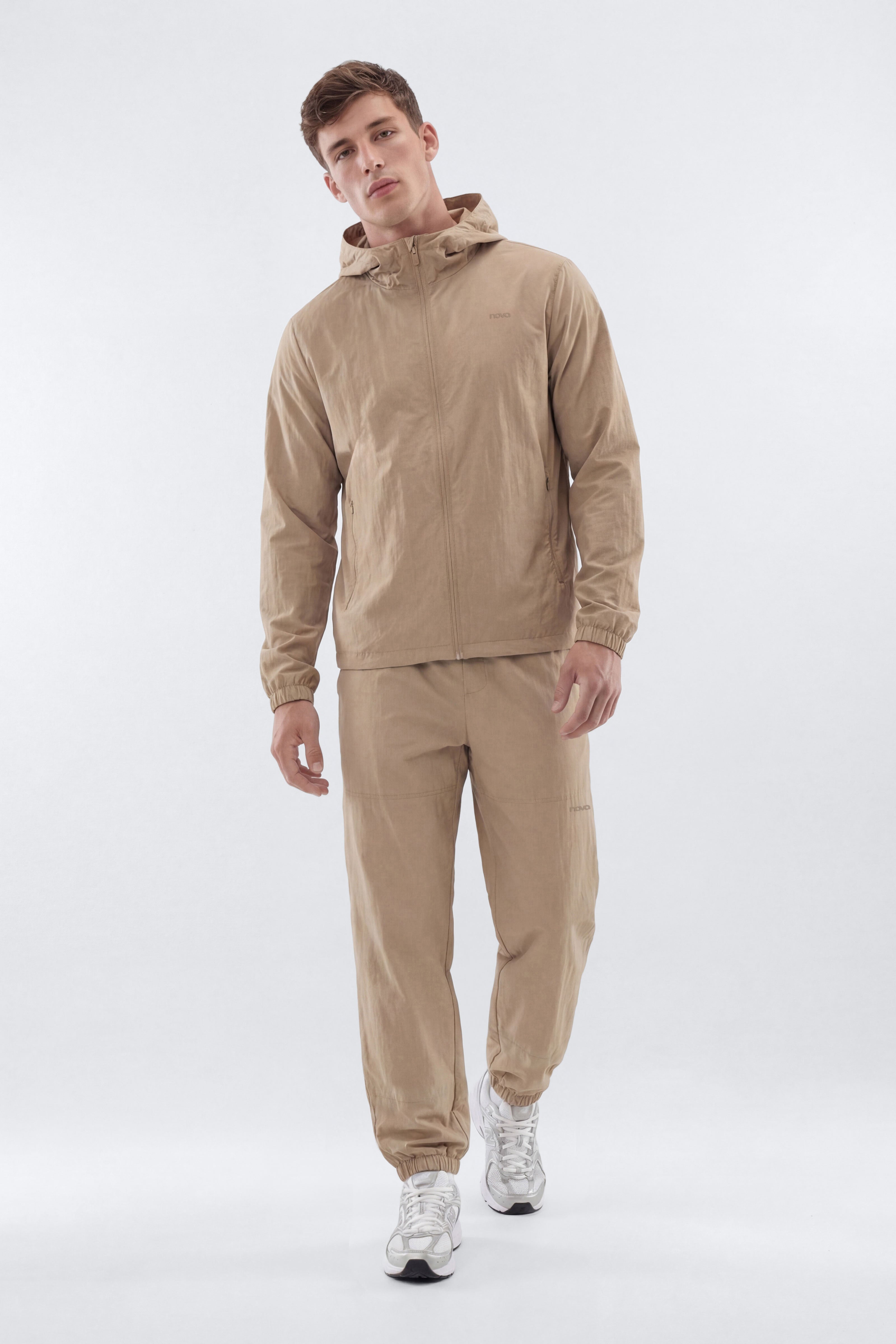 CoreNylon 32″ Track Pant - Taupe