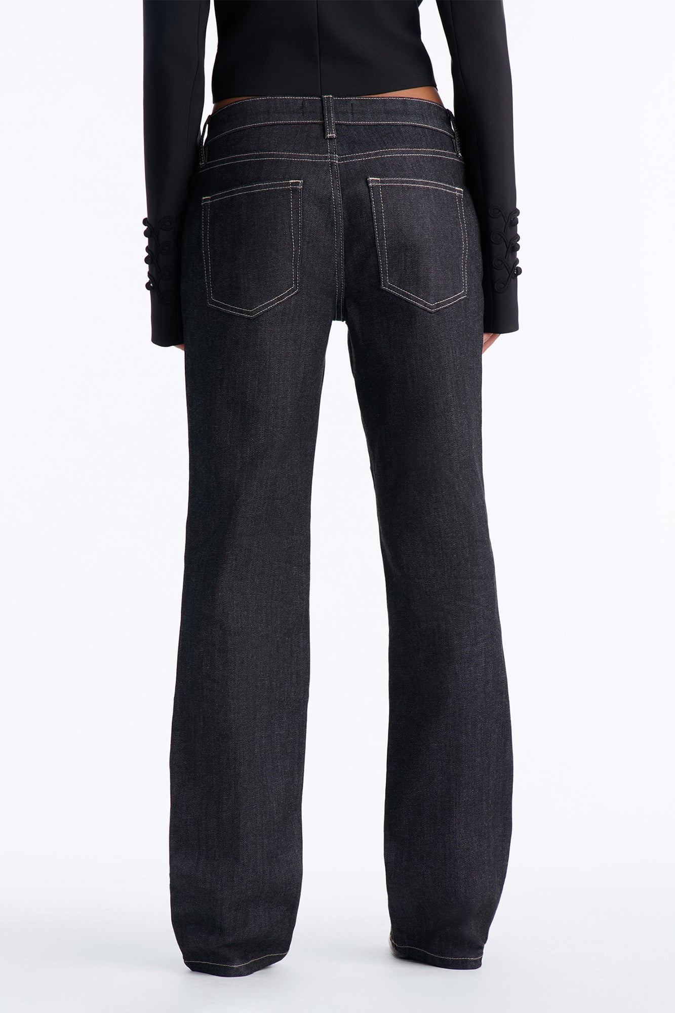 On The Runway Classic Straight Leg Jeans - Dark Denim image 8