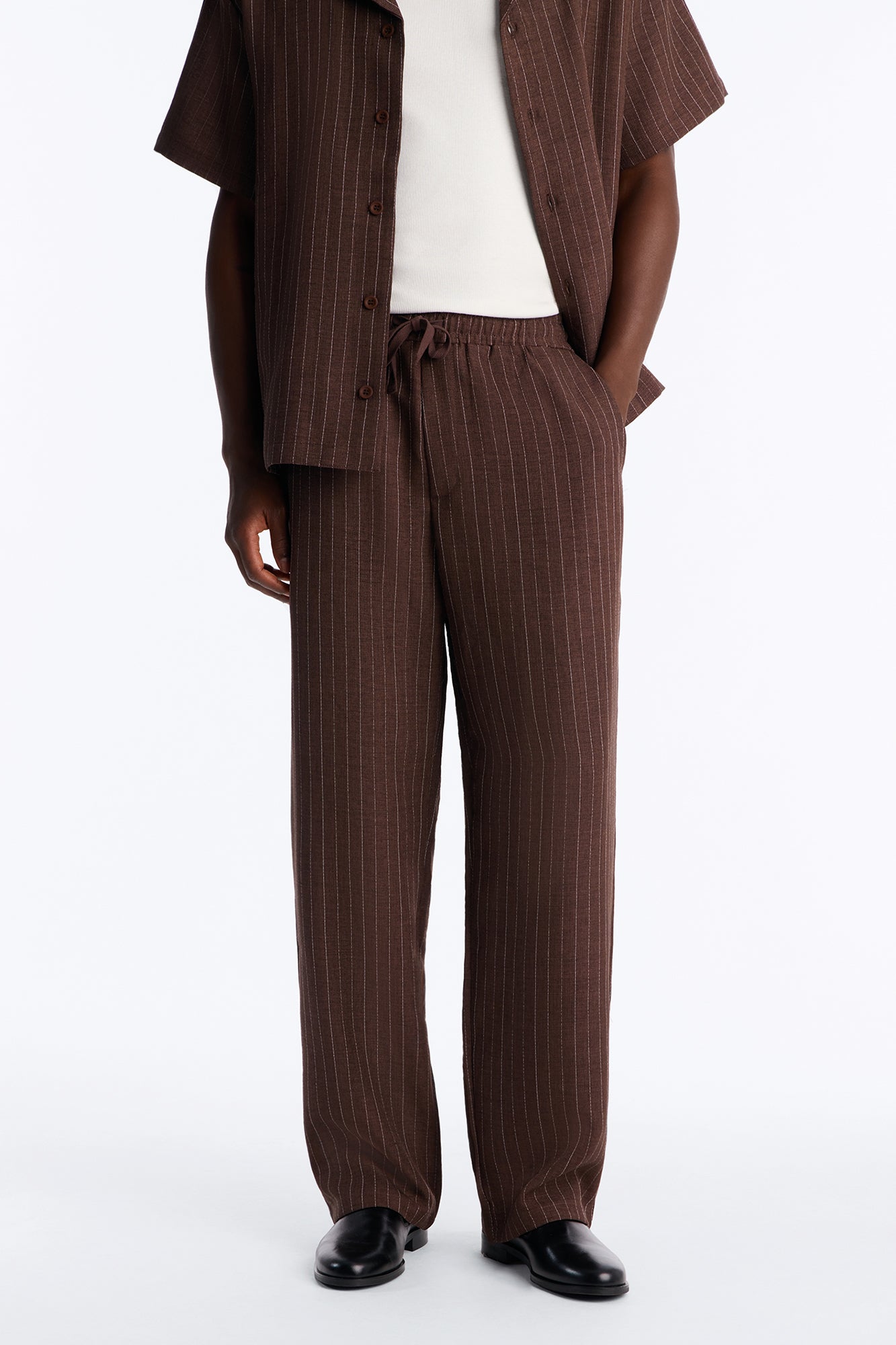 Off Stitch Relaxed Pant - Brown/combo
