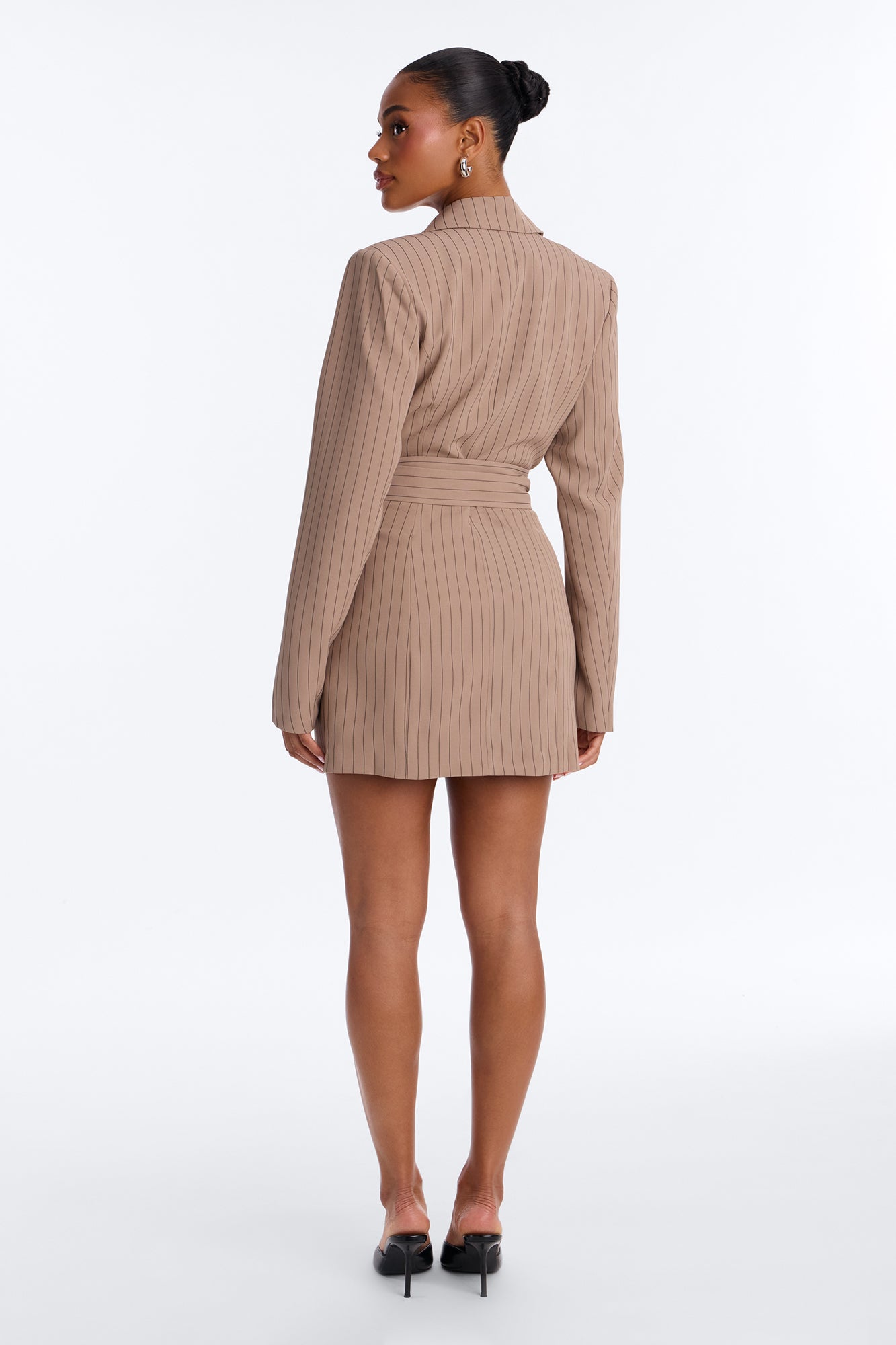 Pretty Important Blazer Mini Dress - Mocha image 7